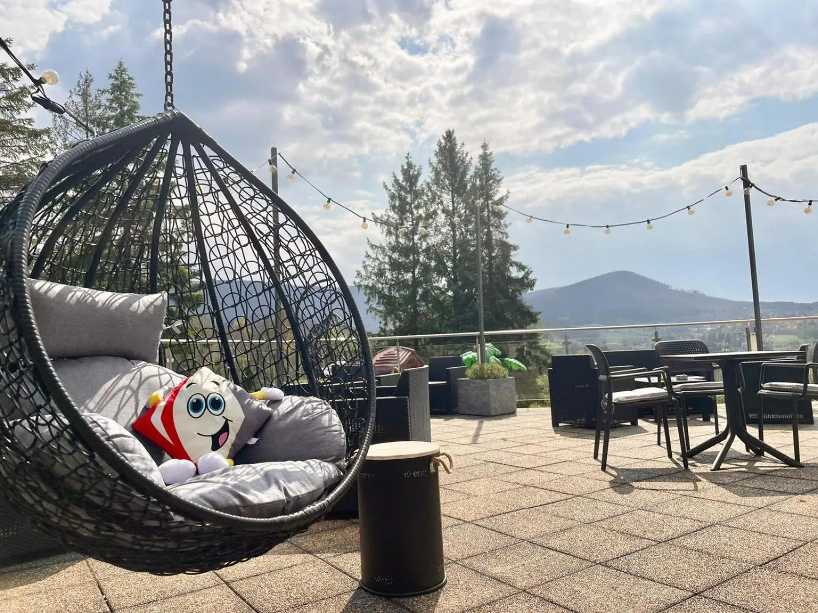 Patio in Spa & Wellness Hotel Diament Ustroń