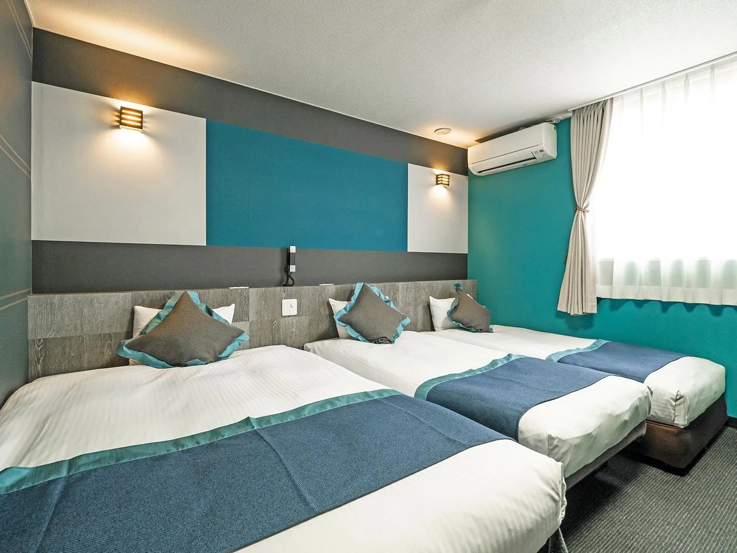 Bed in Hotel Areaone Tokai