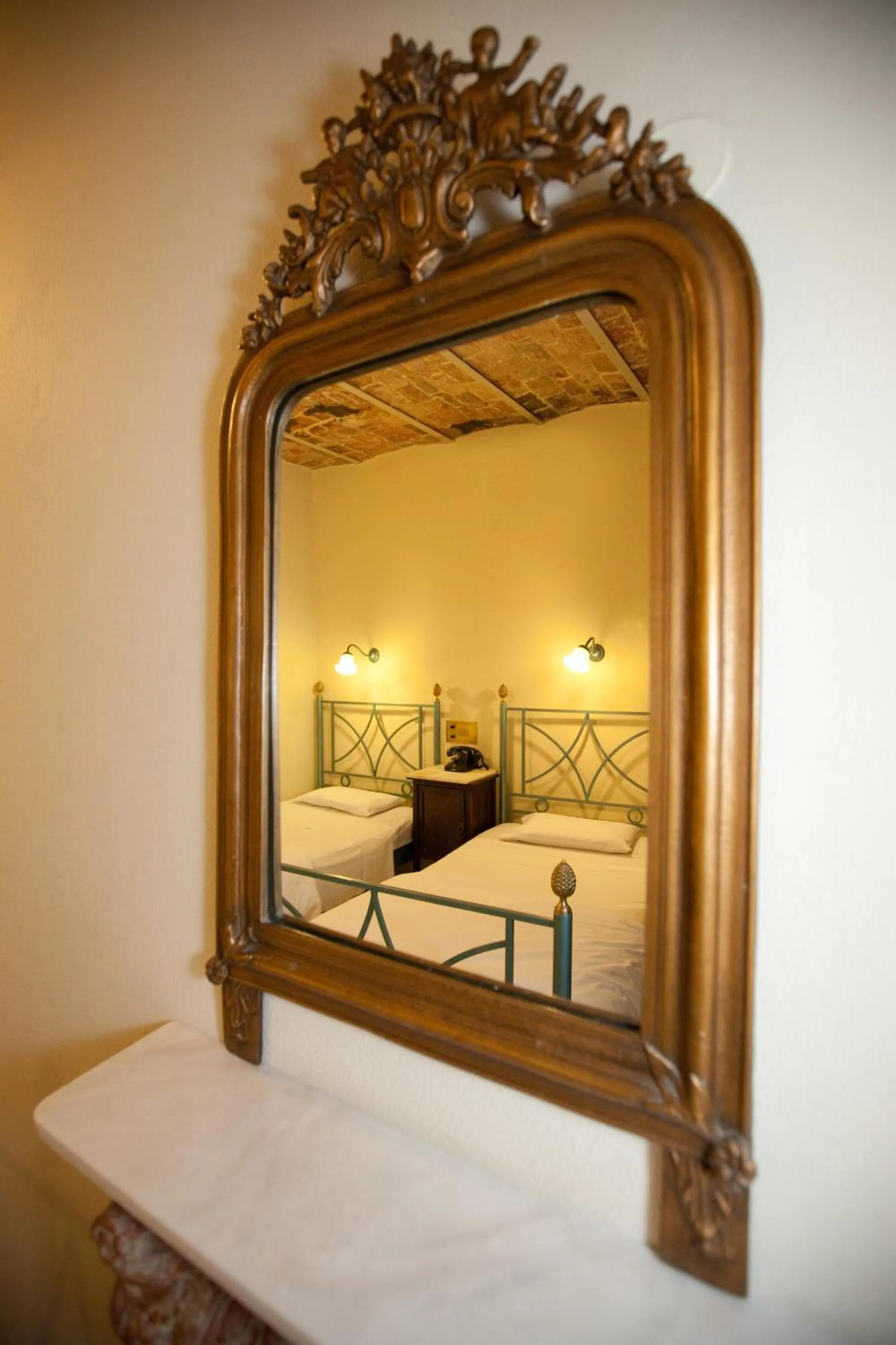 Decorative detail, Bed in Suites Pandora