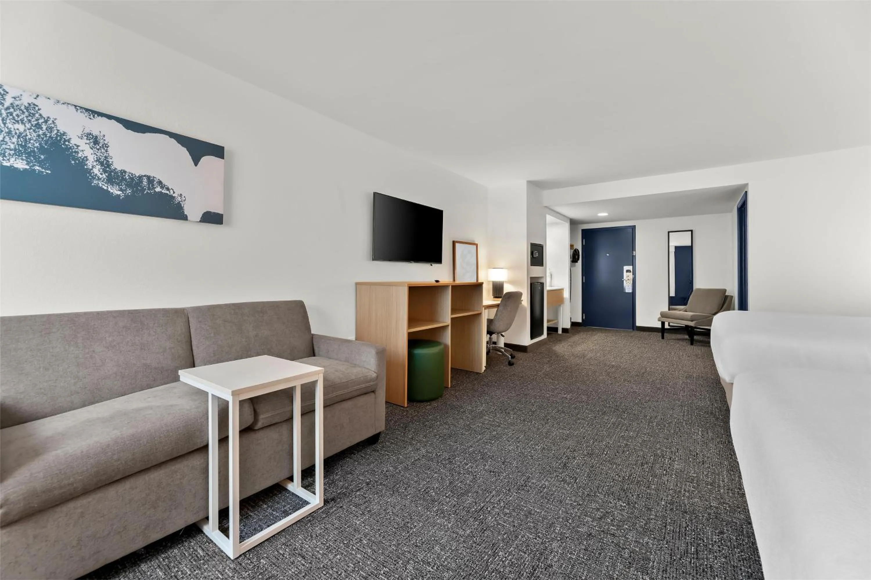 Bed in Spark By Hilton Biloxi Ocean Springs