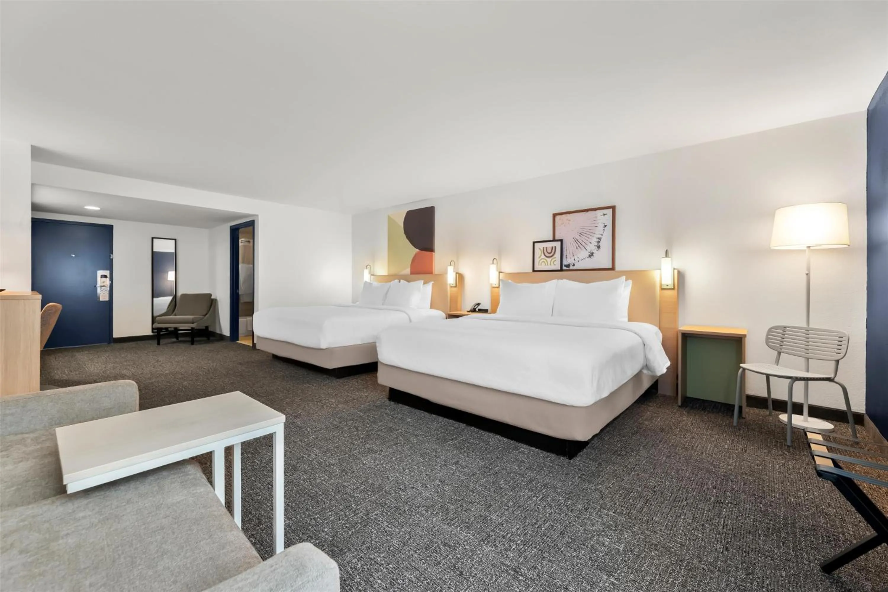 Bed in Spark By Hilton Biloxi Ocean Springs