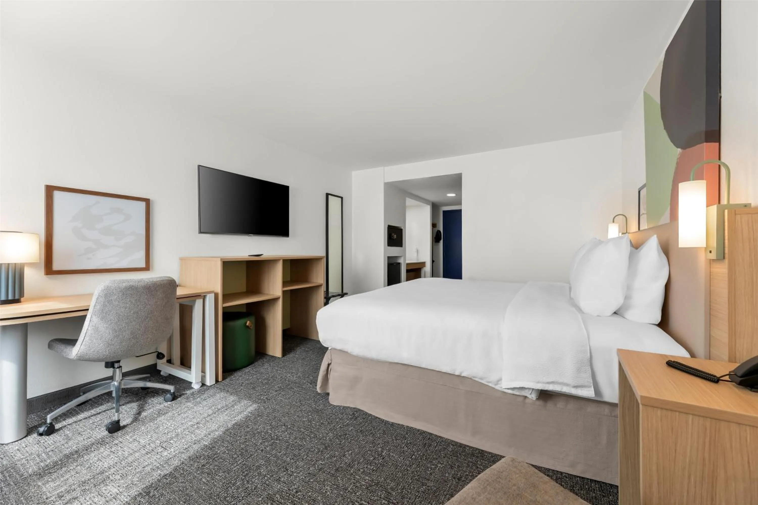 Bed in Spark By Hilton Biloxi Ocean Springs