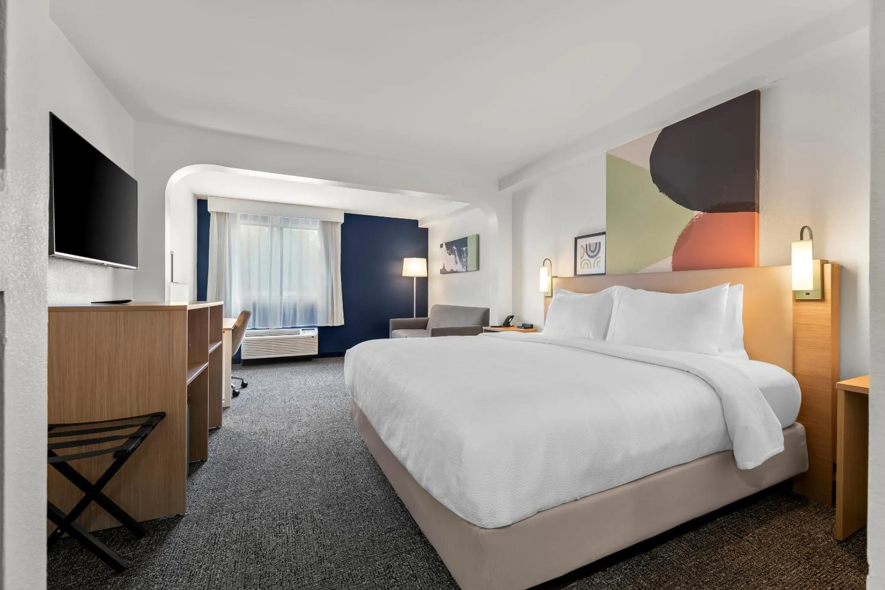 Bed in Spark By Hilton Biloxi Ocean Springs