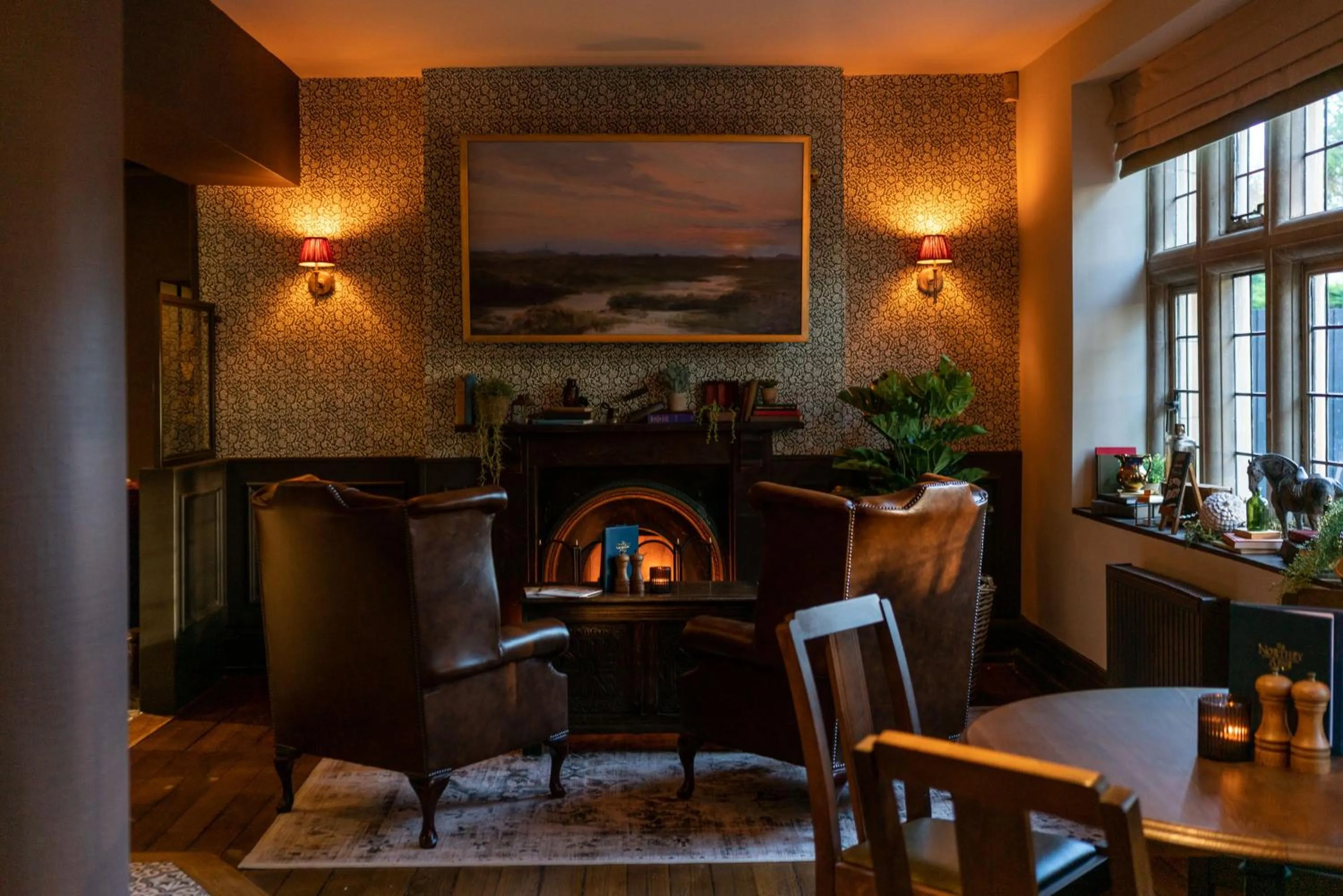 Seating area in The Northey Arms