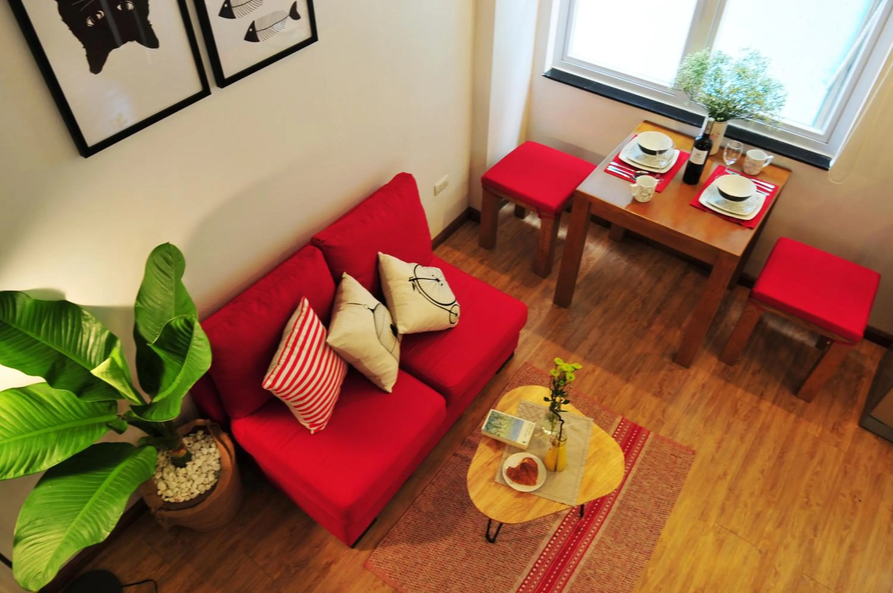 Living room in Chez Tram Homestay