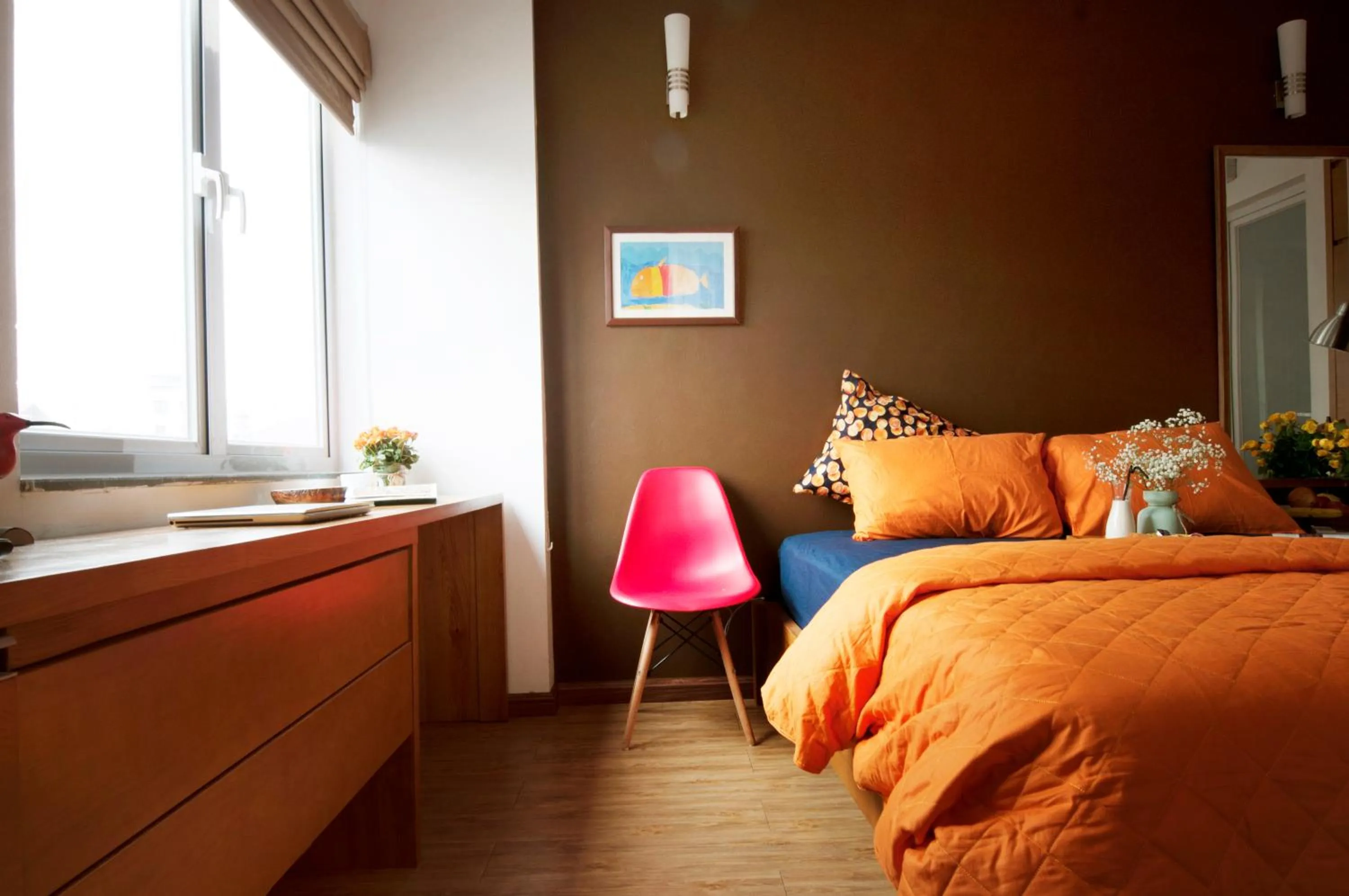 Bed in Chez Tram Homestay