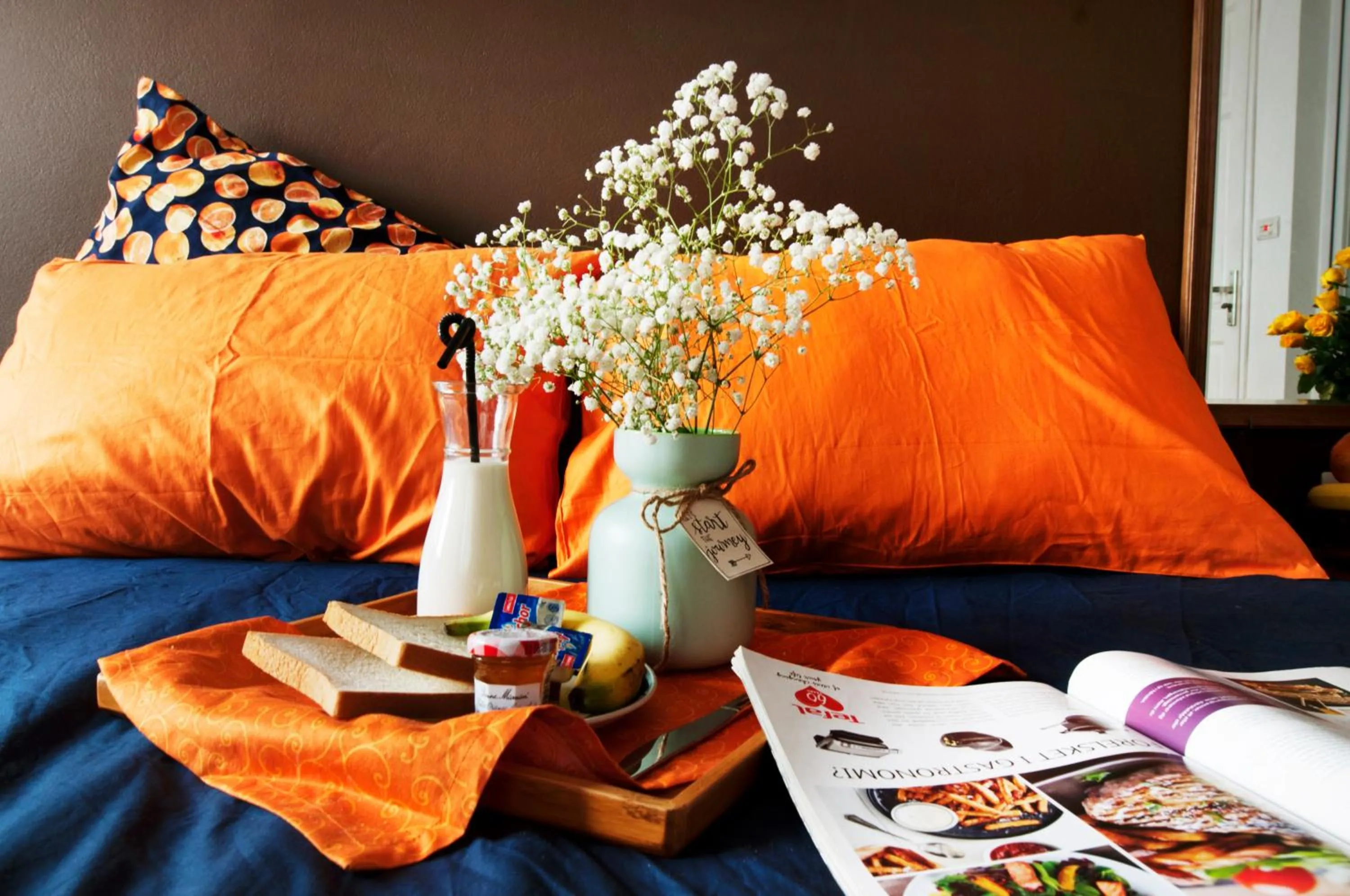 Bed in Chez Tram Homestay