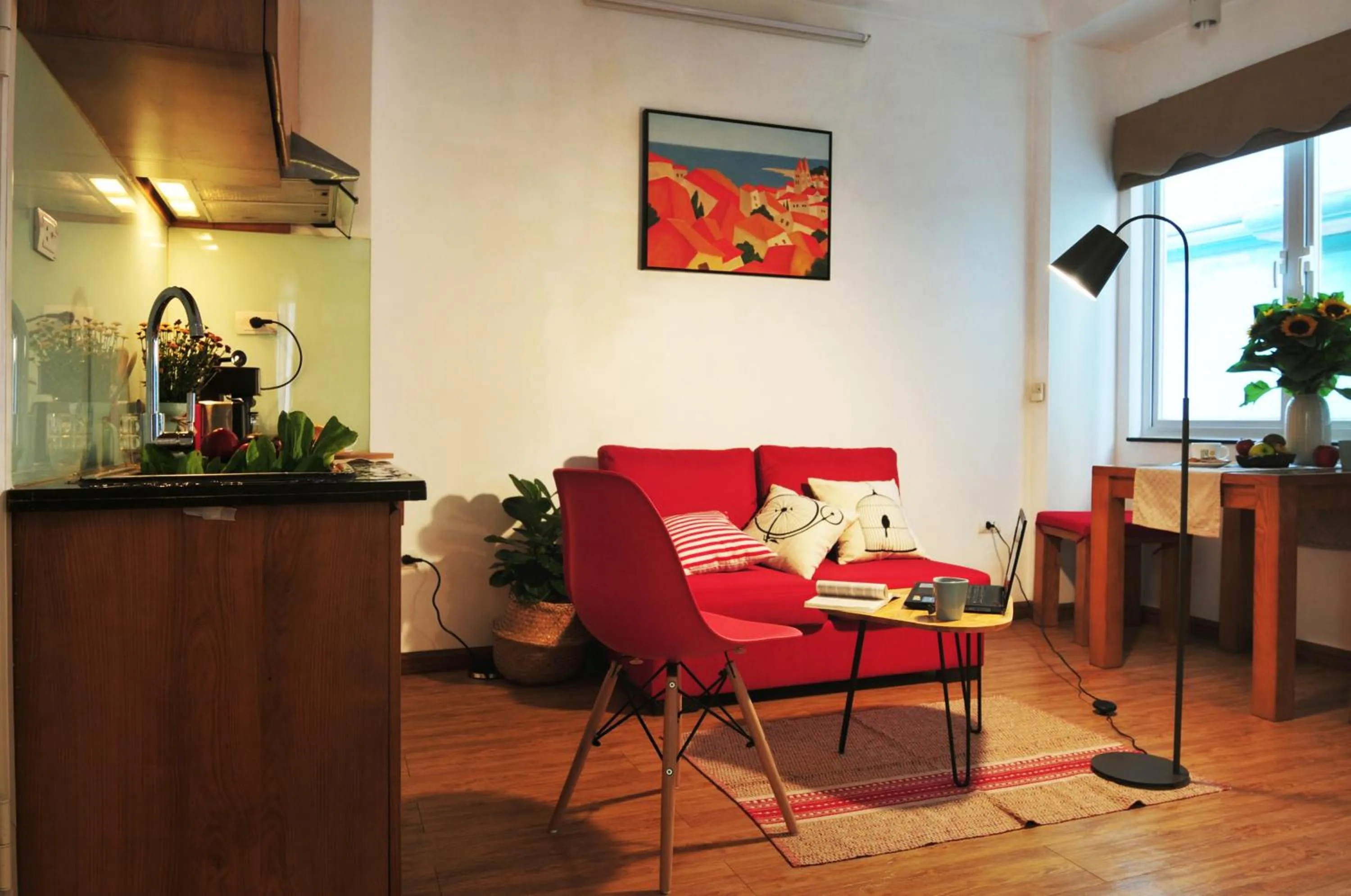 Living room in Chez Tram Homestay