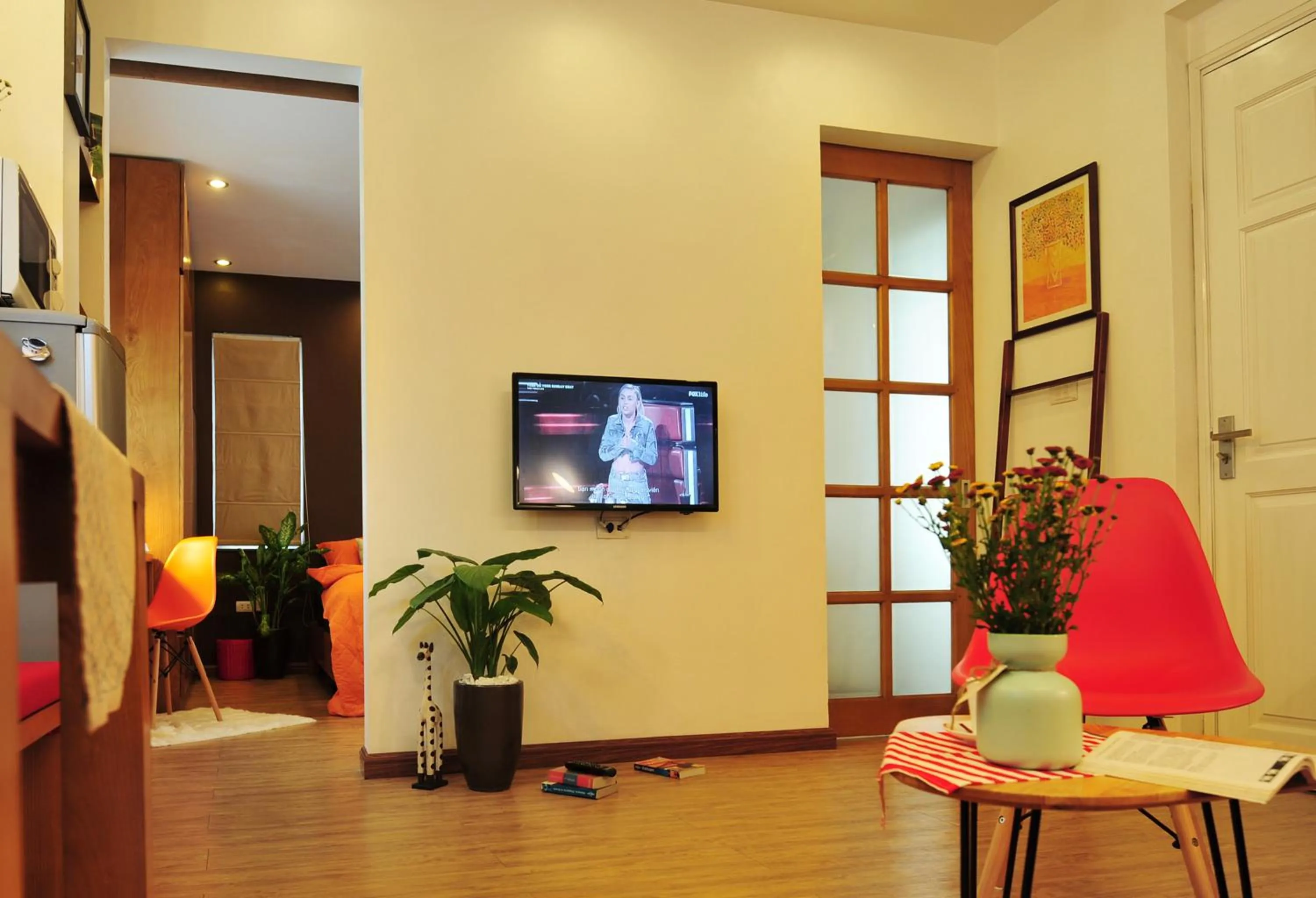 Living room in Chez Tram Homestay