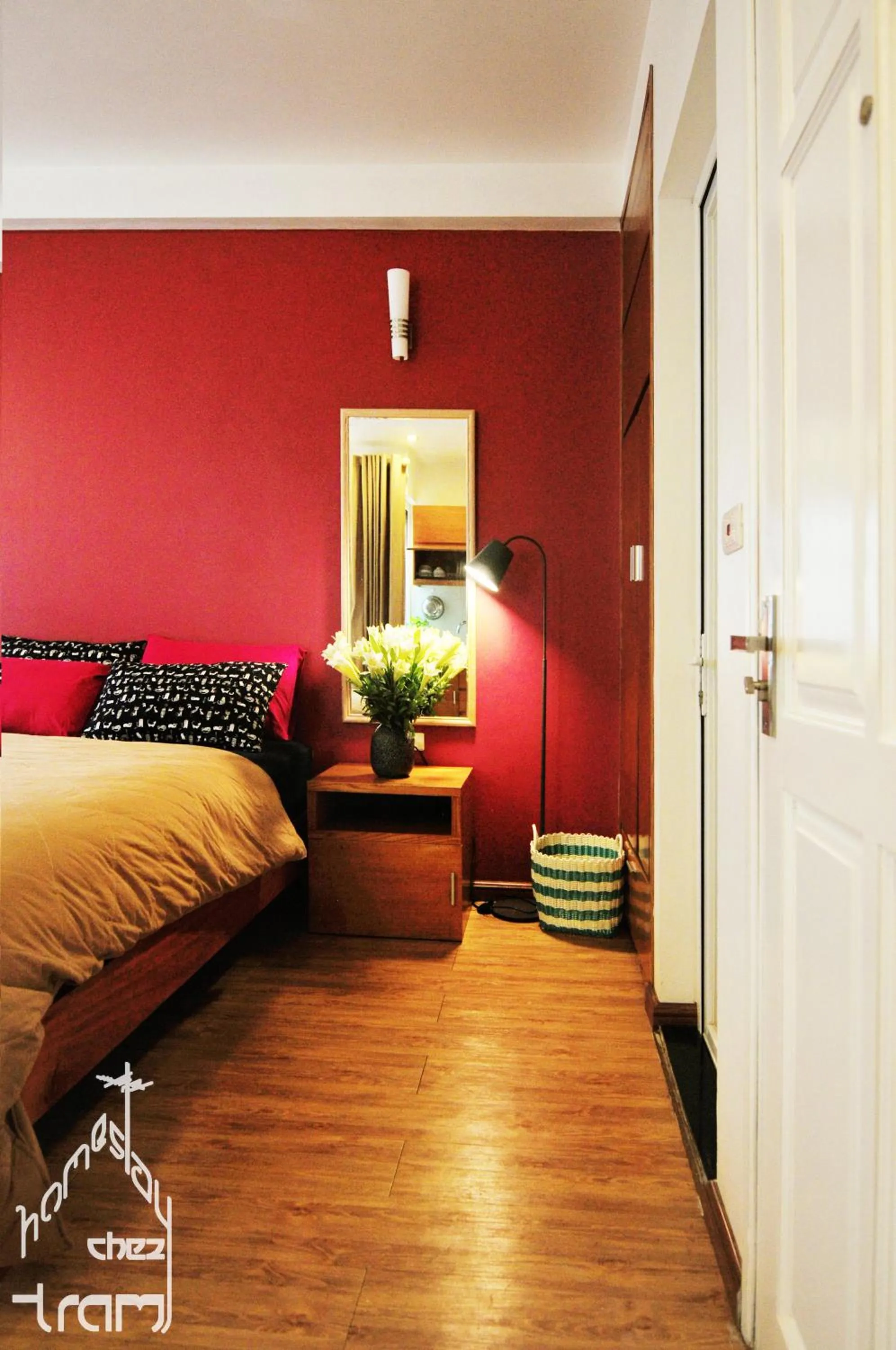 Photo of the whole room, Bed in Chez Tram Homestay
