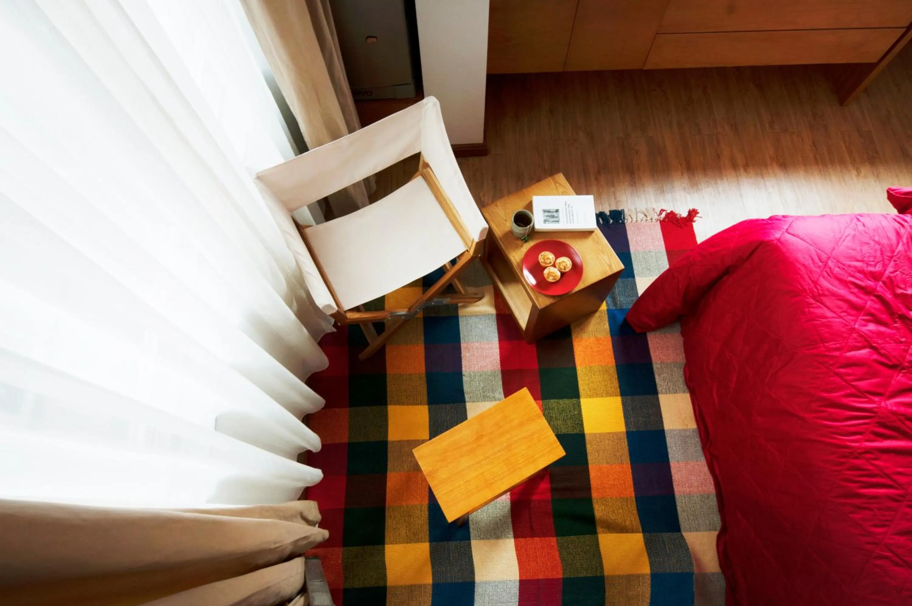 Seating area, Bed in Chez Tram Homestay