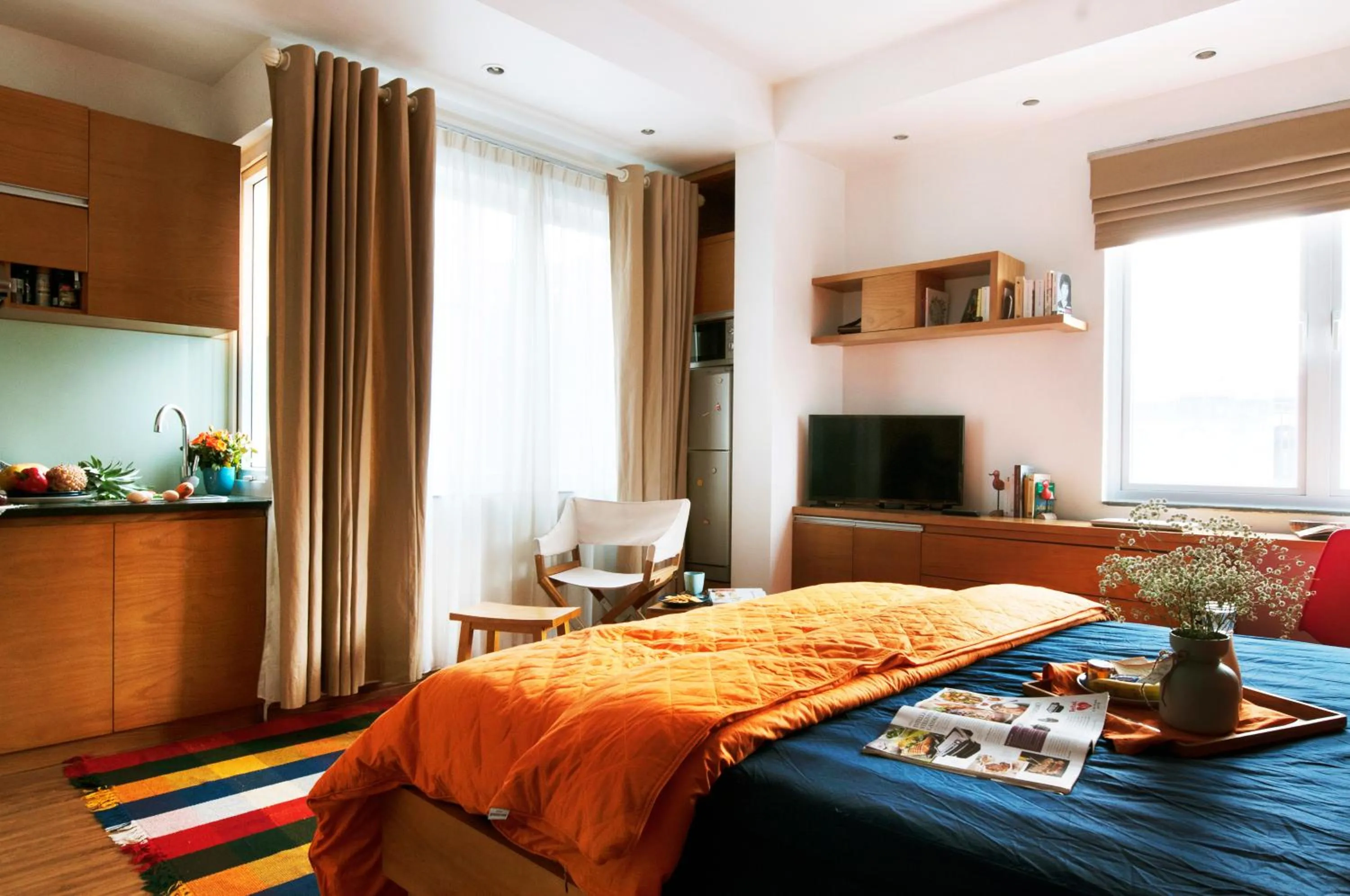 Bed in Chez Tram Homestay