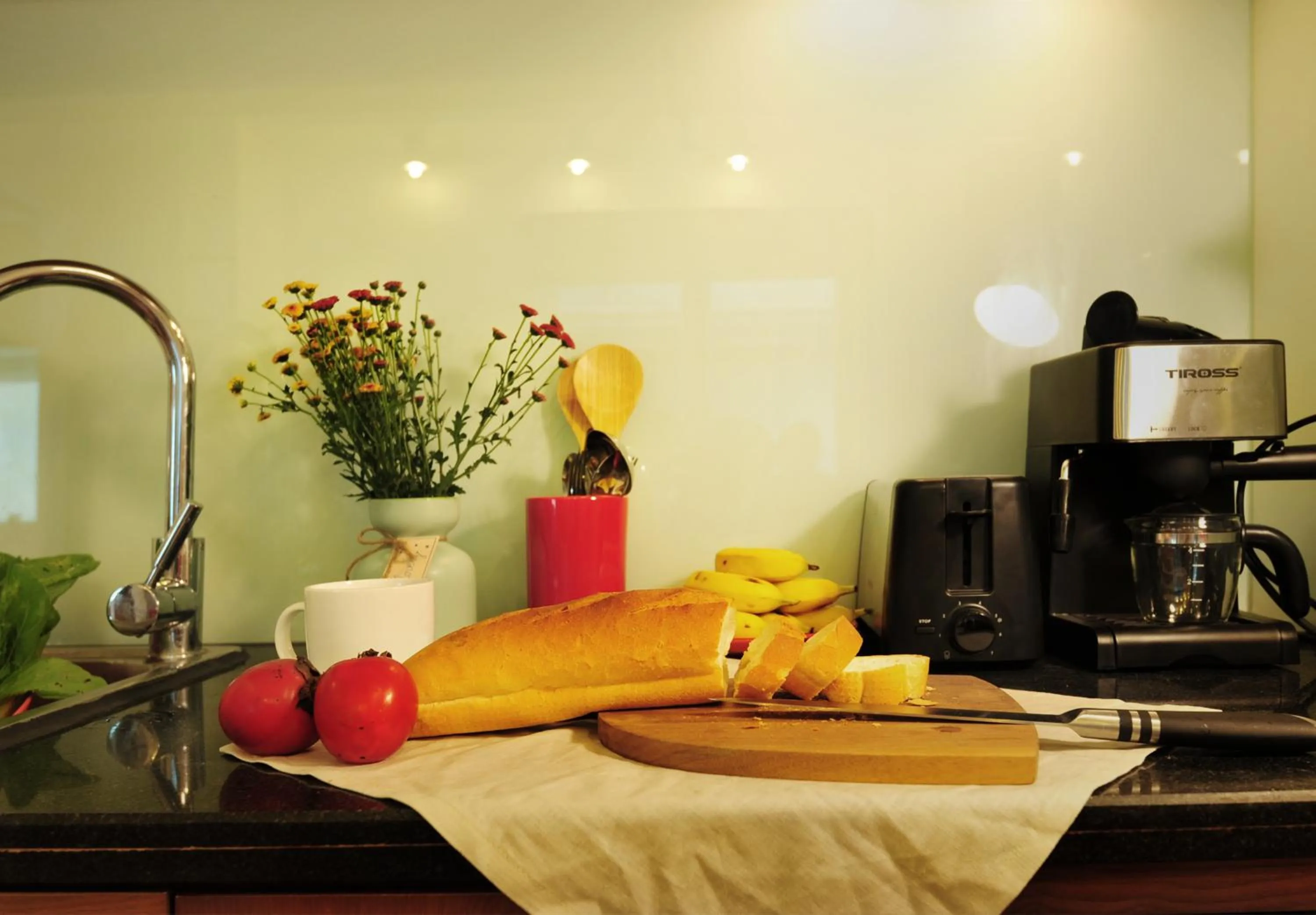 Coffee/tea facilities in Chez Tram Homestay