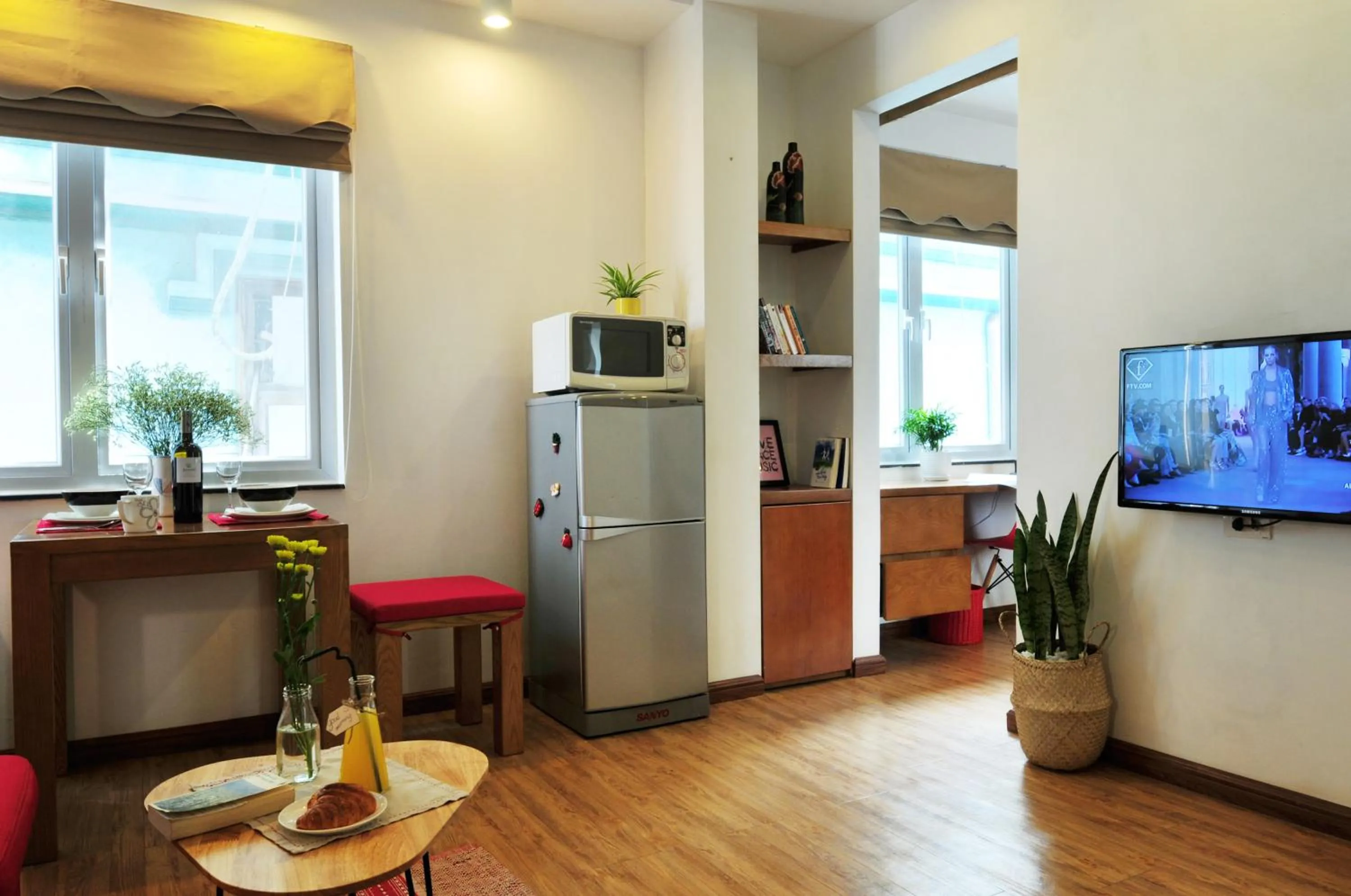 Living room in Chez Tram Homestay