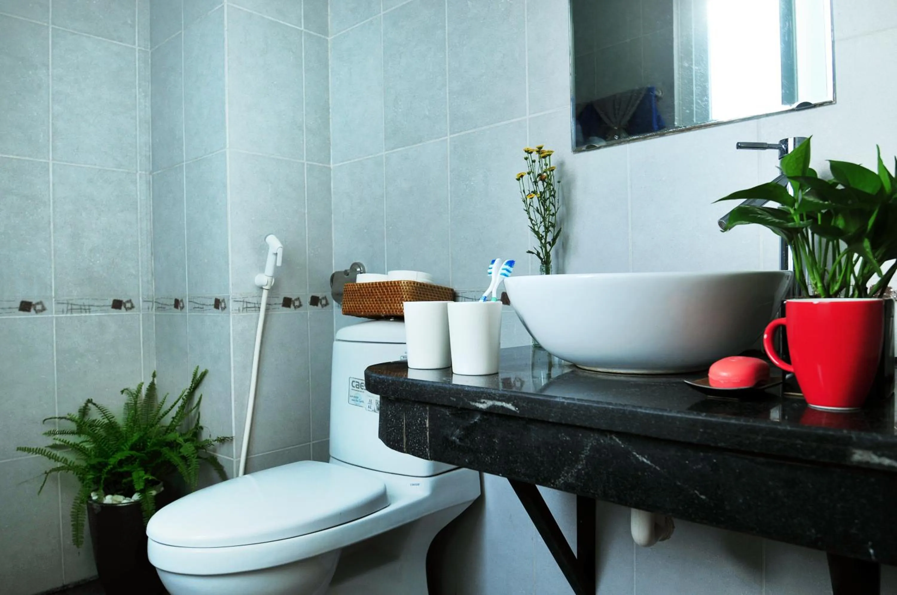 Bathroom in Chez Tram Homestay