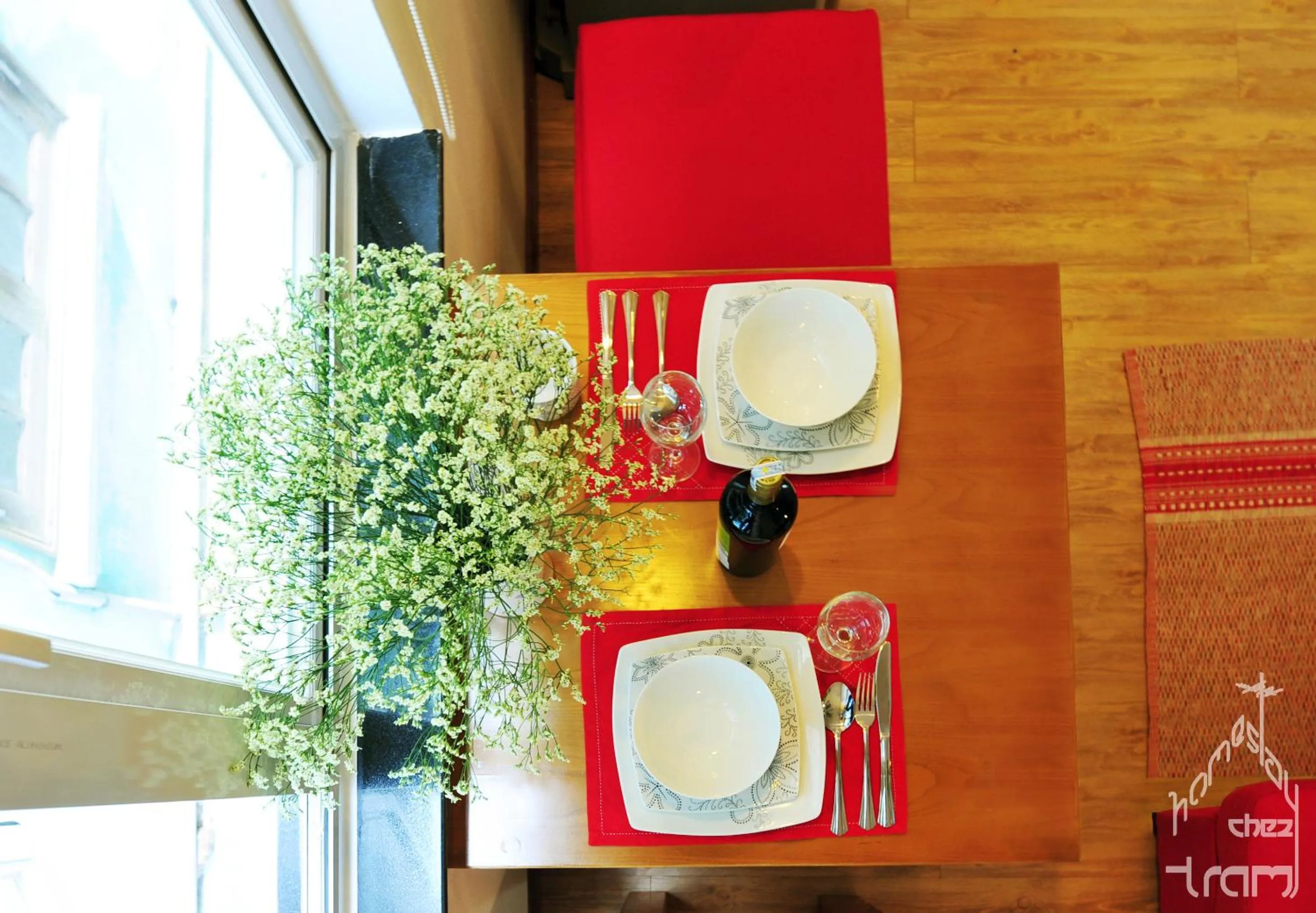 Living room in Chez Tram Homestay