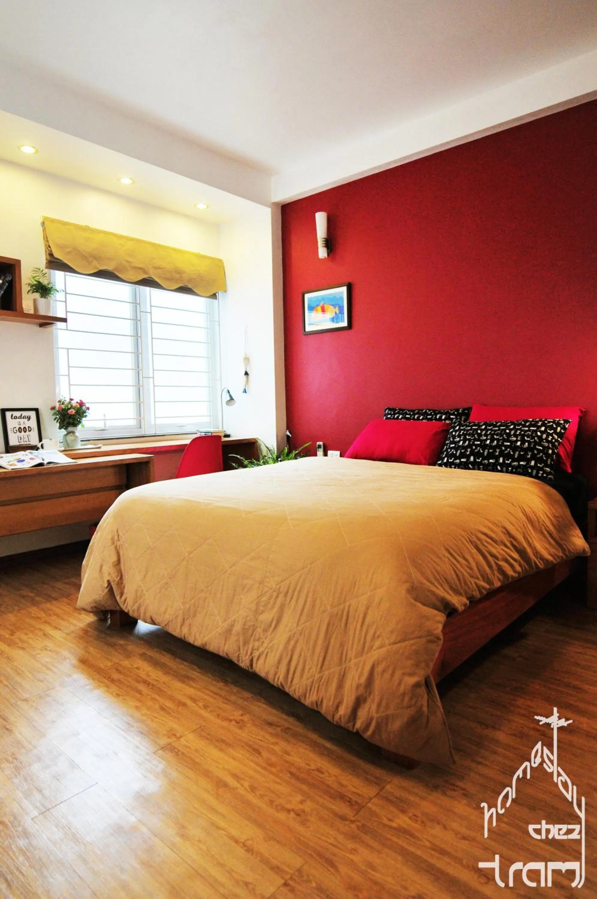 Photo of the whole room, Bed in Chez Tram Homestay