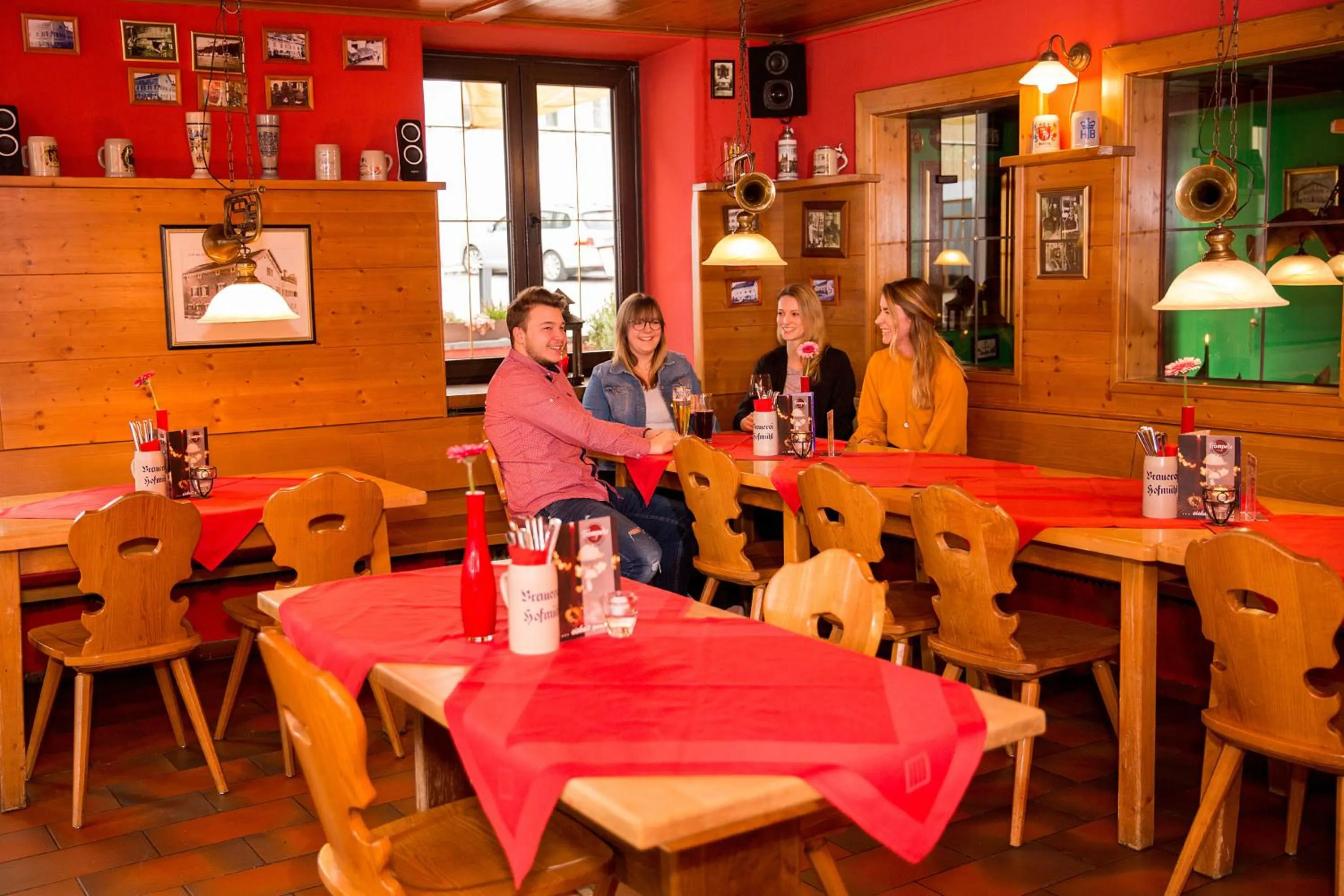 Dining area in Braugasthof Trompete