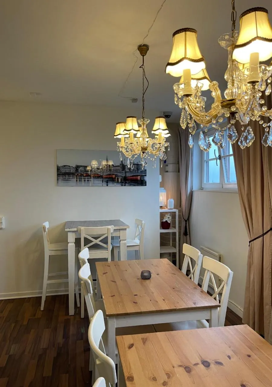 Communal kitchen in Crafoord Place Hostel