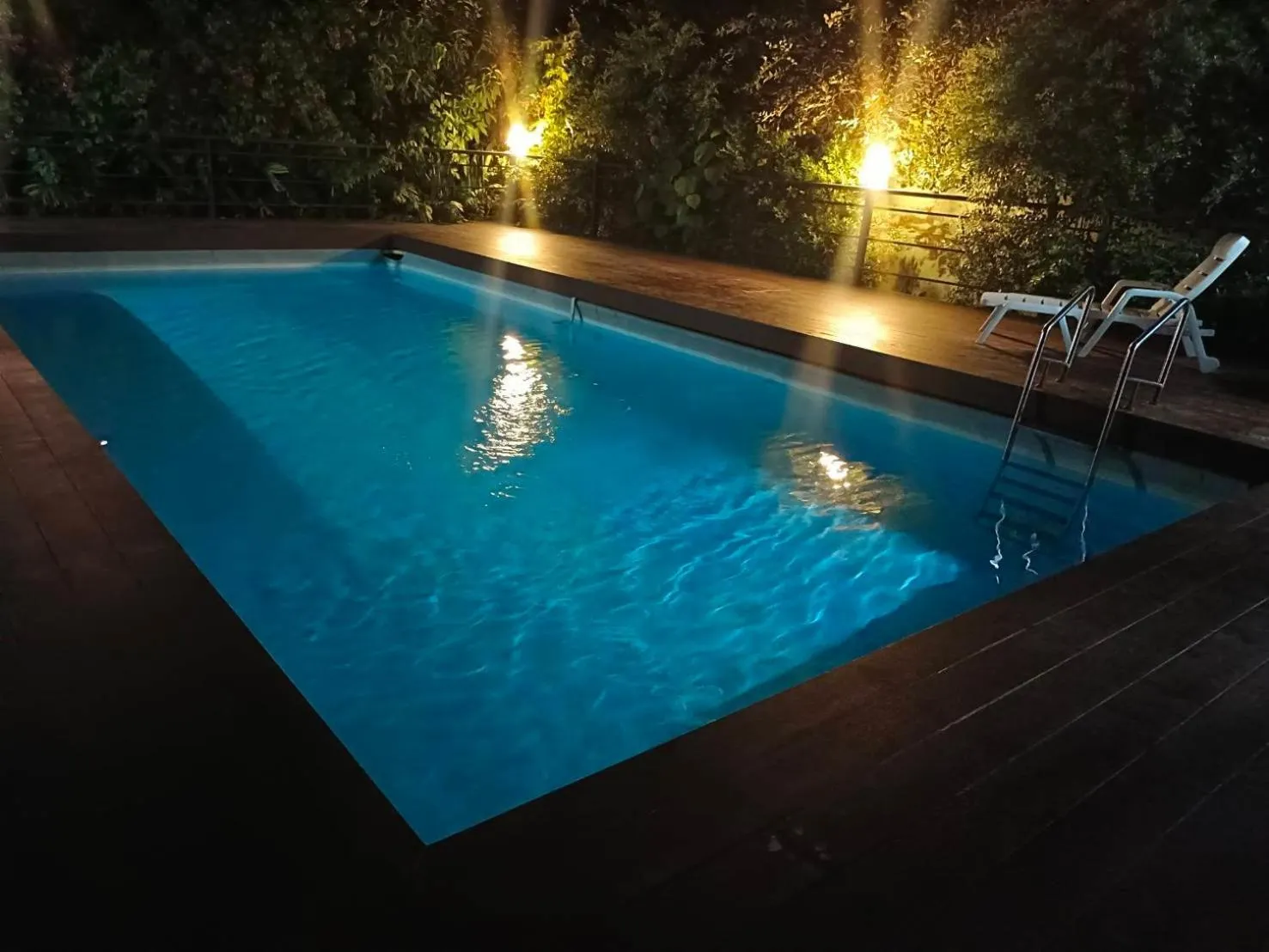 Pool view in Phannarai House