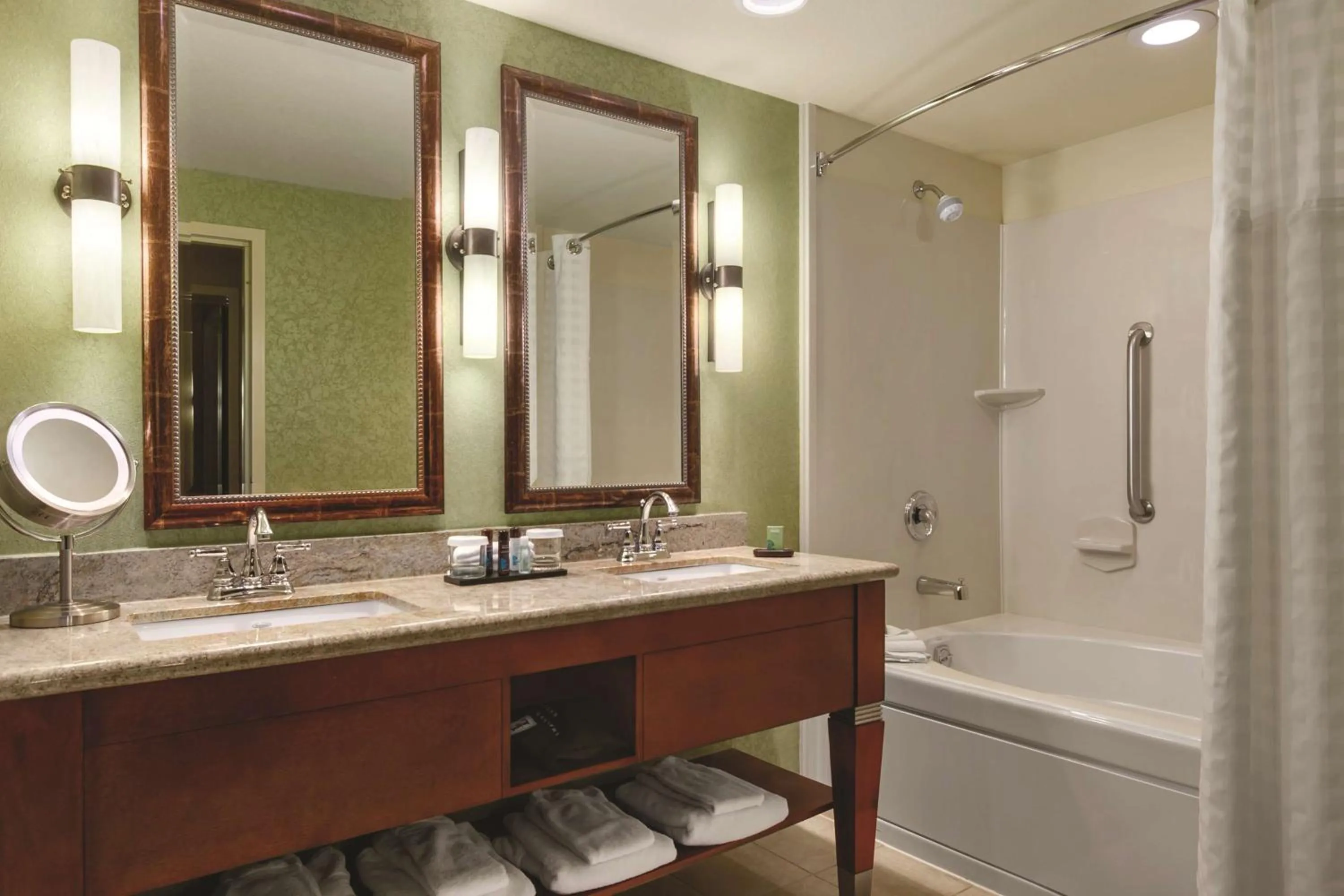Bathroom in Embassy Suites Omaha- La Vista/ Hotel & Conference Center