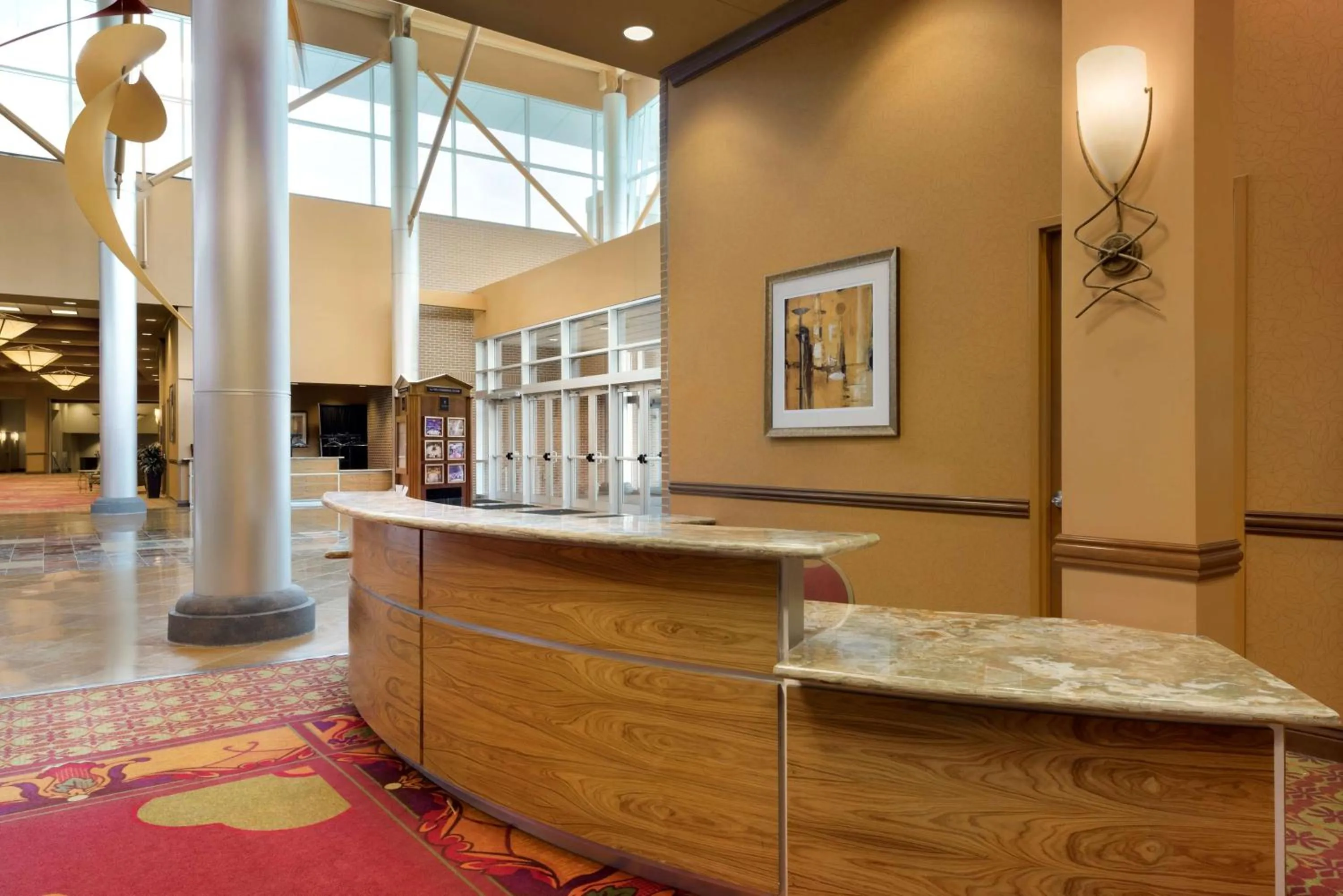 Lobby or reception in Embassy Suites Omaha- La Vista/ Hotel & Conference Center
