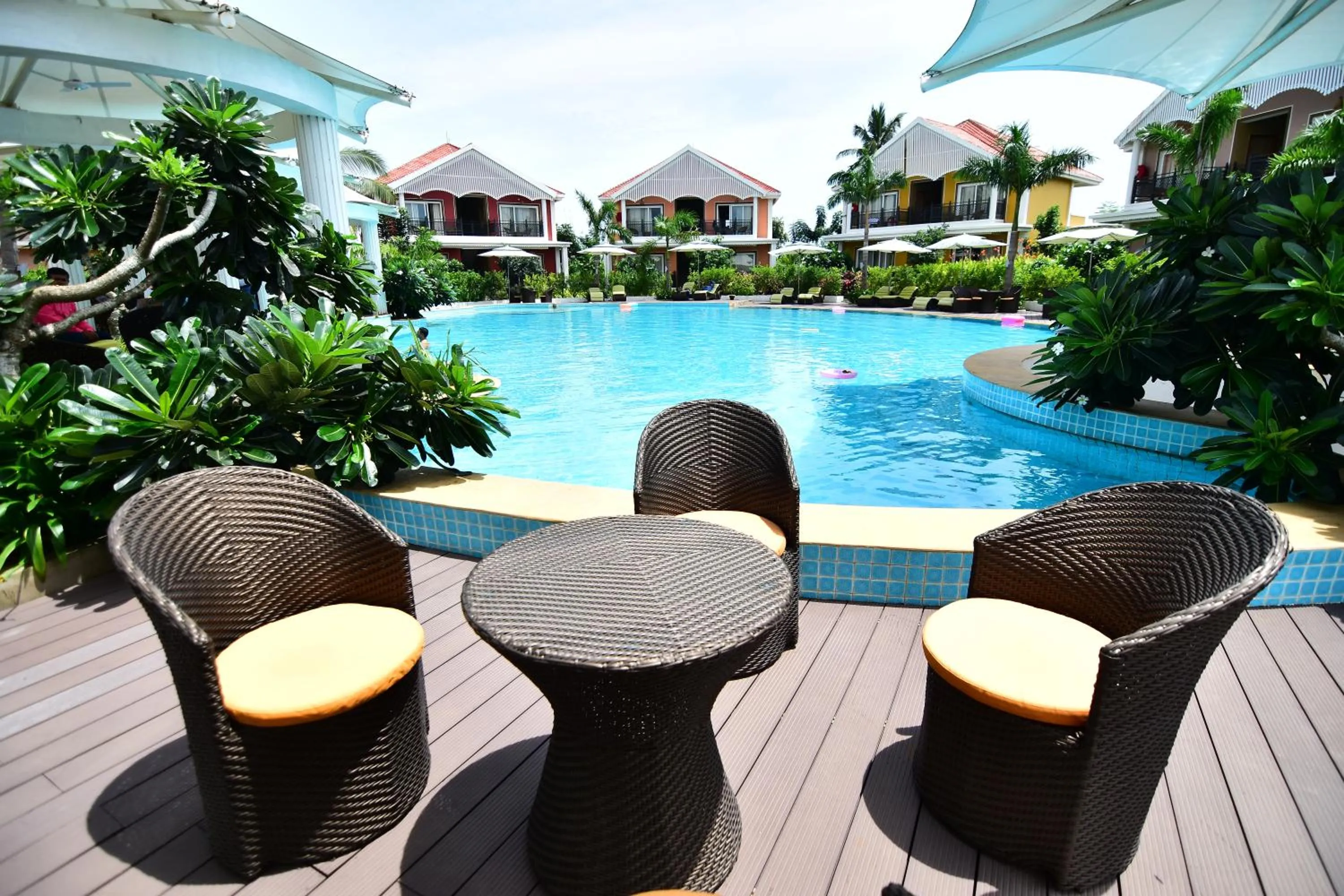 Pool view in Swosti Chilika Resort