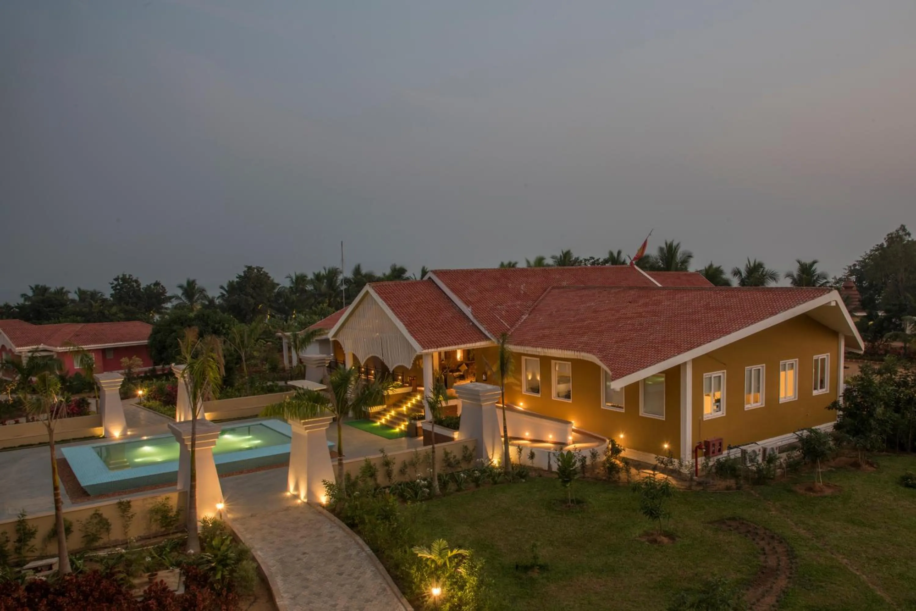 Property building in Swosti Chilika Resort