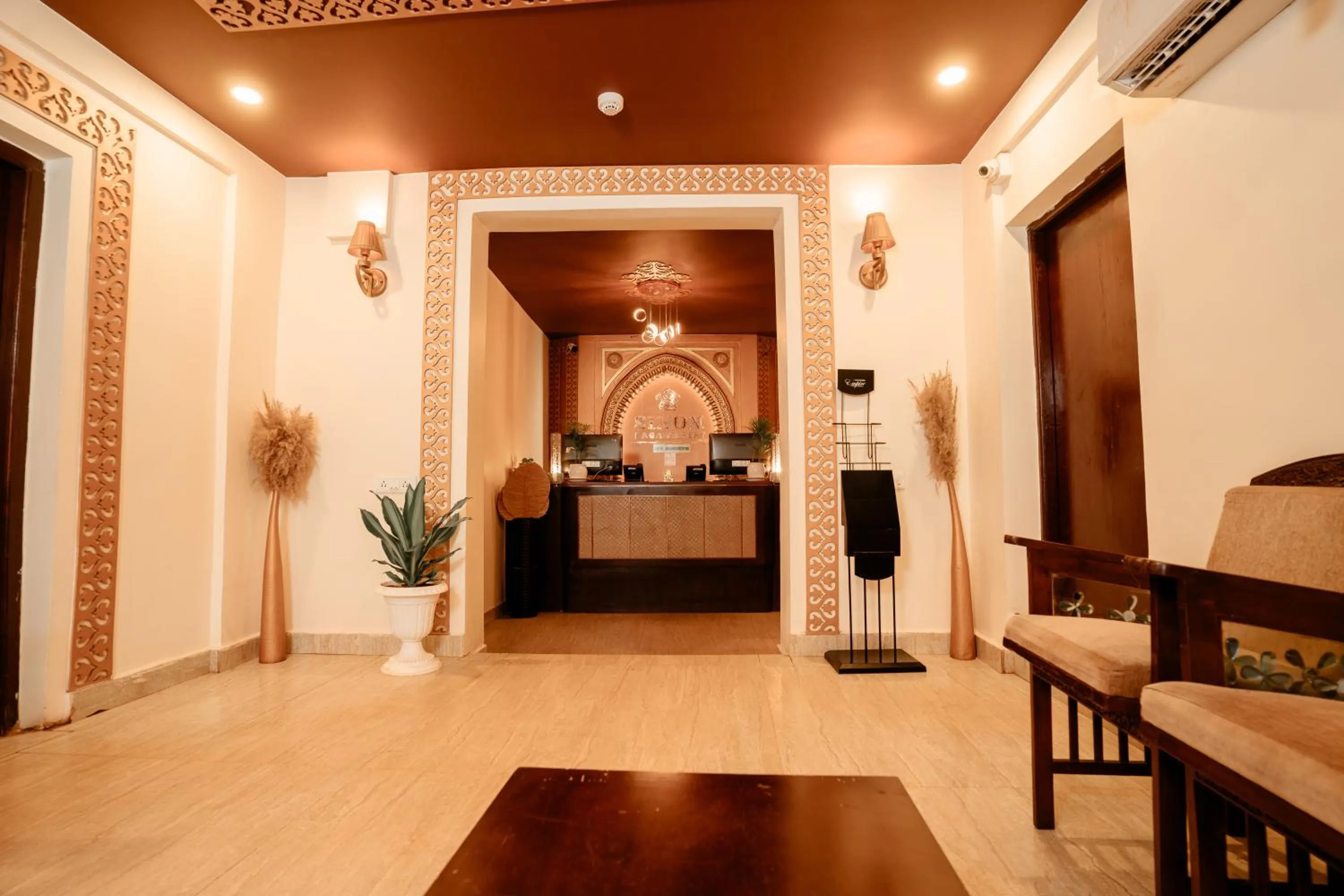 Seating area in Sinon Baga Retreat