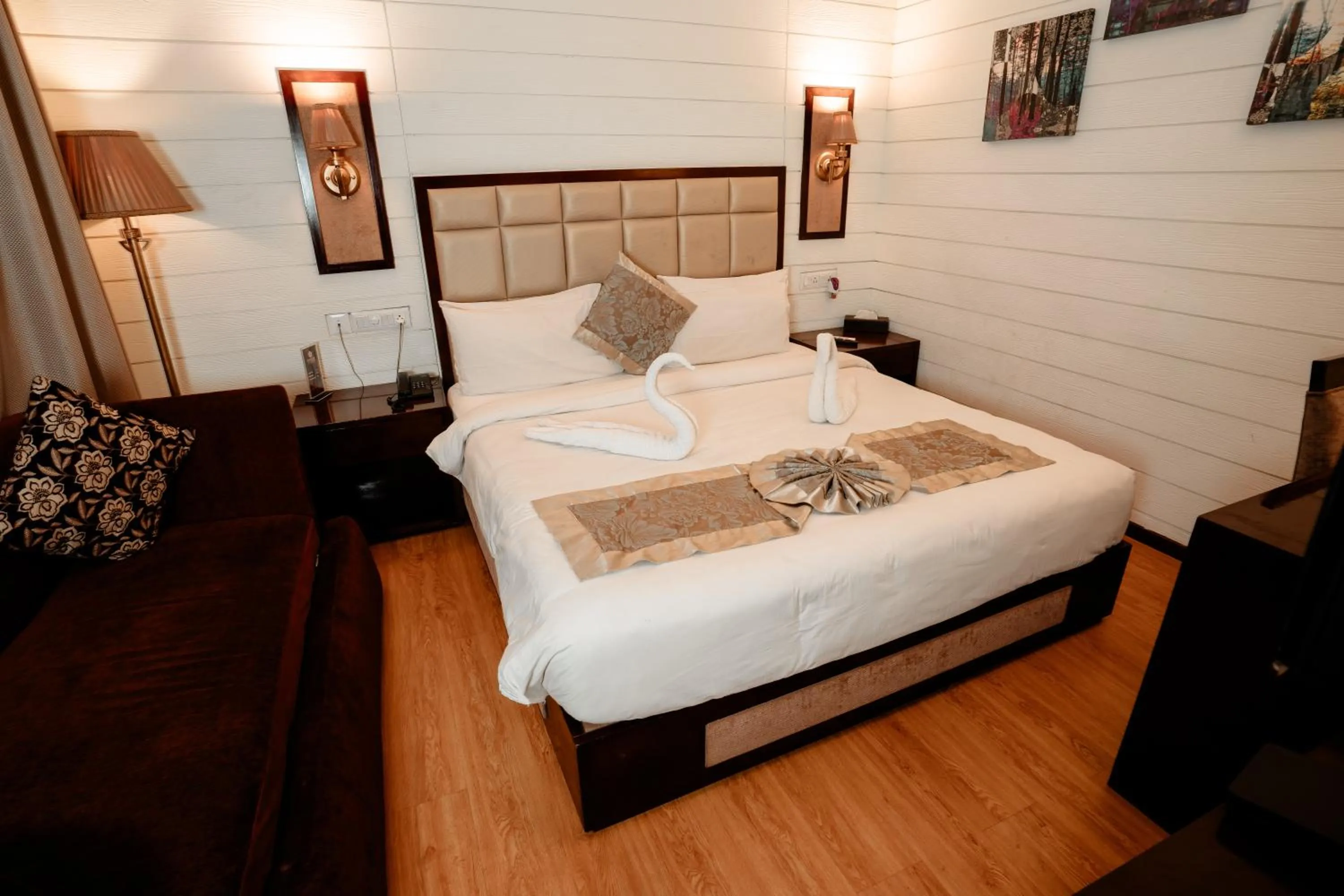 Bed in Sinon Baga Retreat