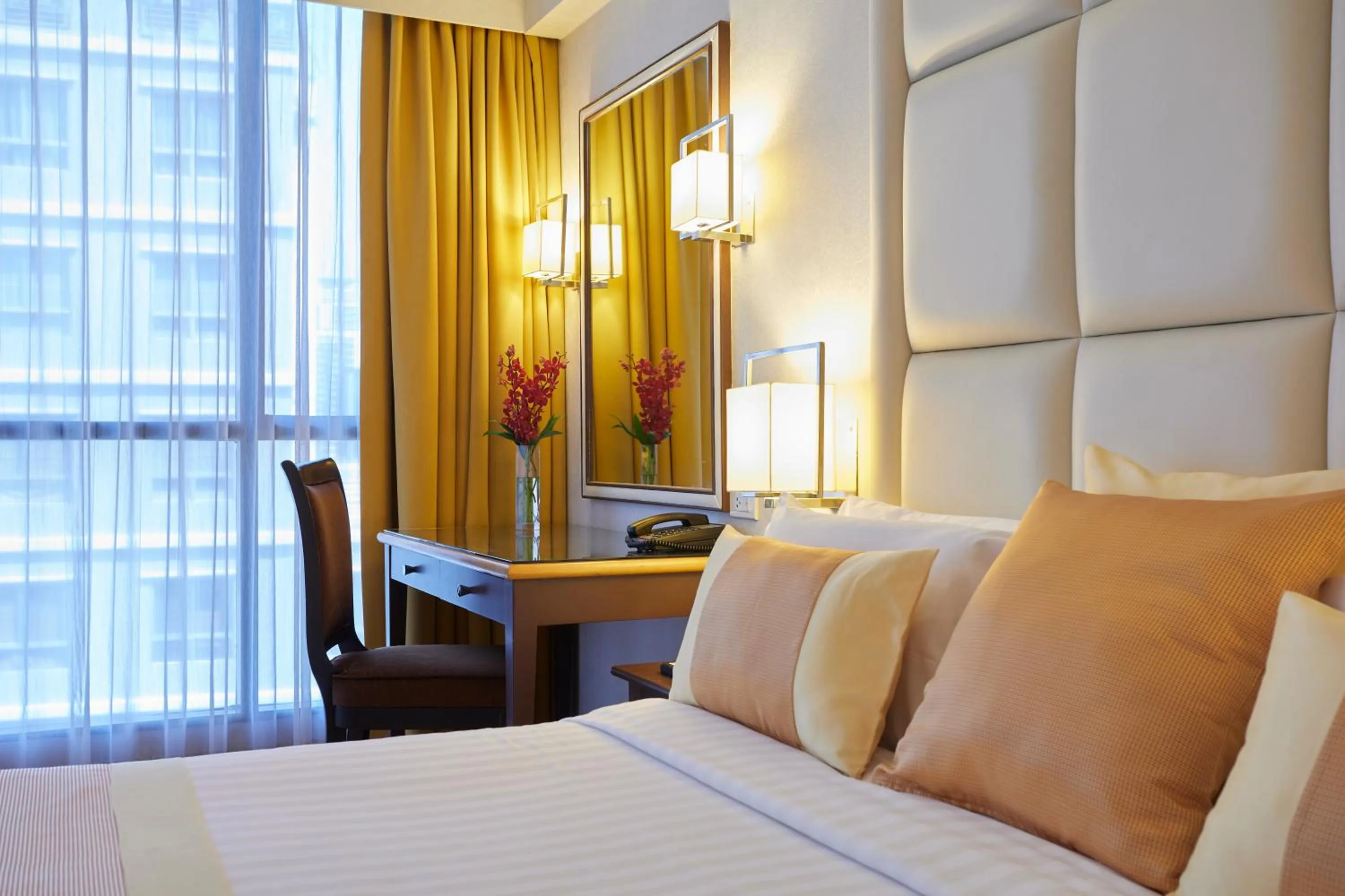 Bed in The Four Wings Hotel Bangkok