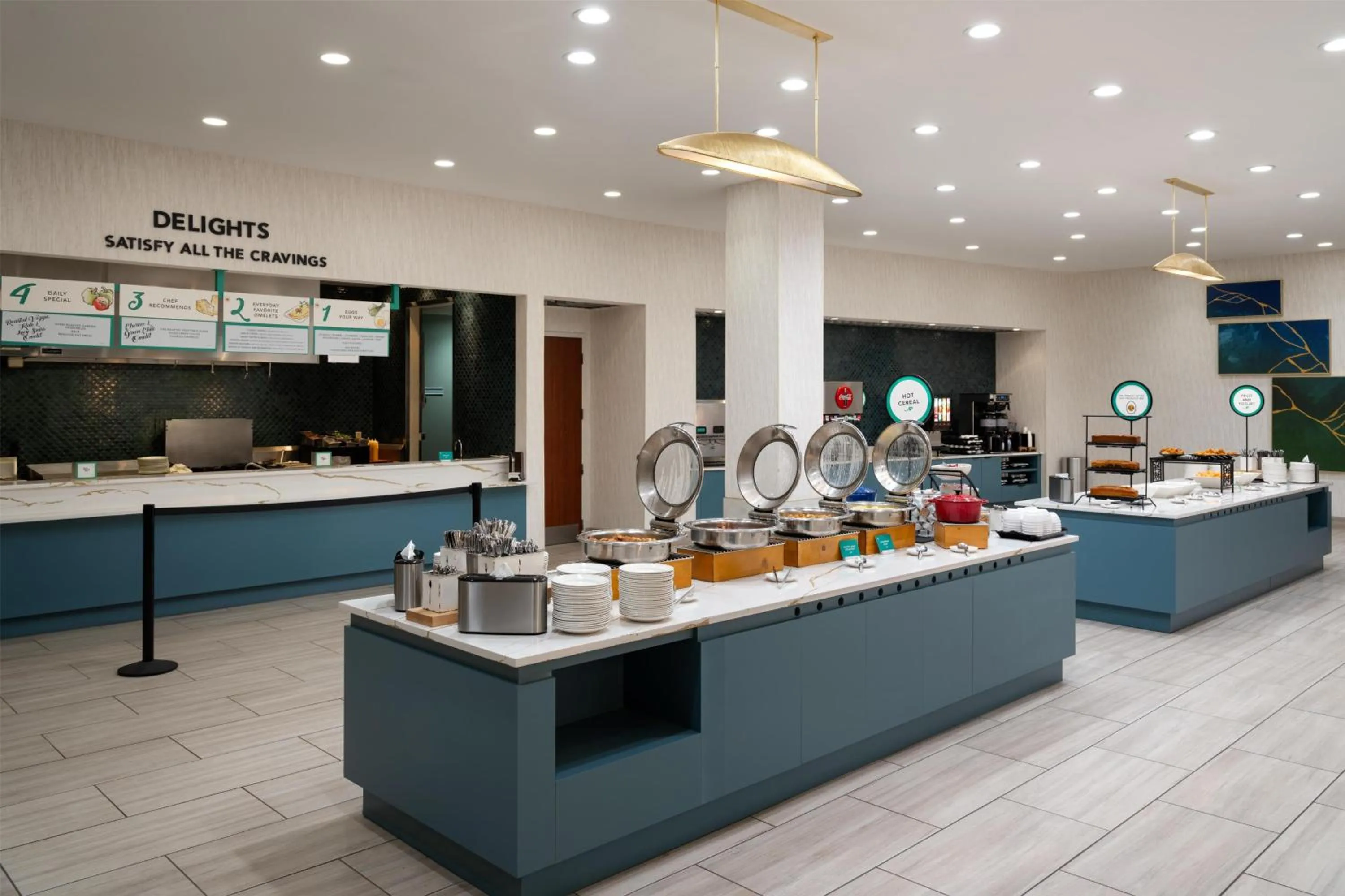 Breakfast in Embassy Suites San Marcos Hotel Conference Center