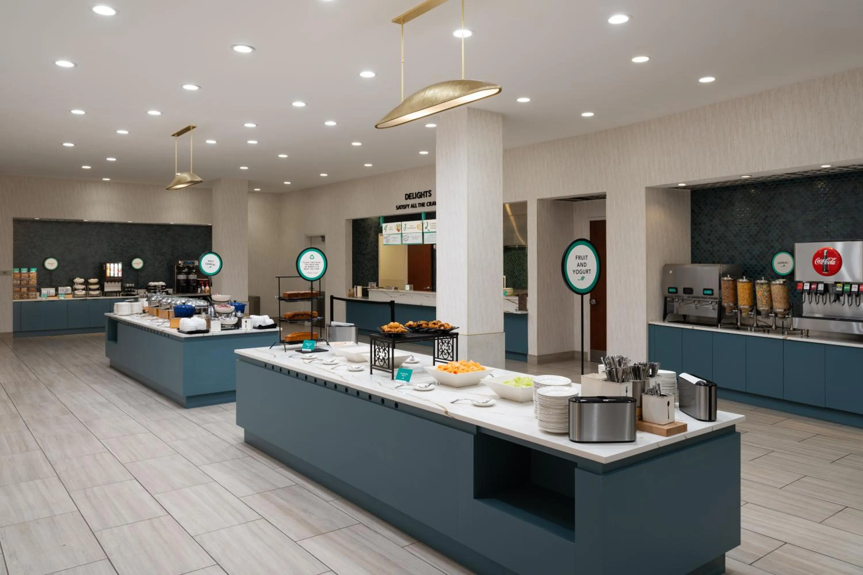 Breakfast in Embassy Suites San Marcos Hotel Conference Center