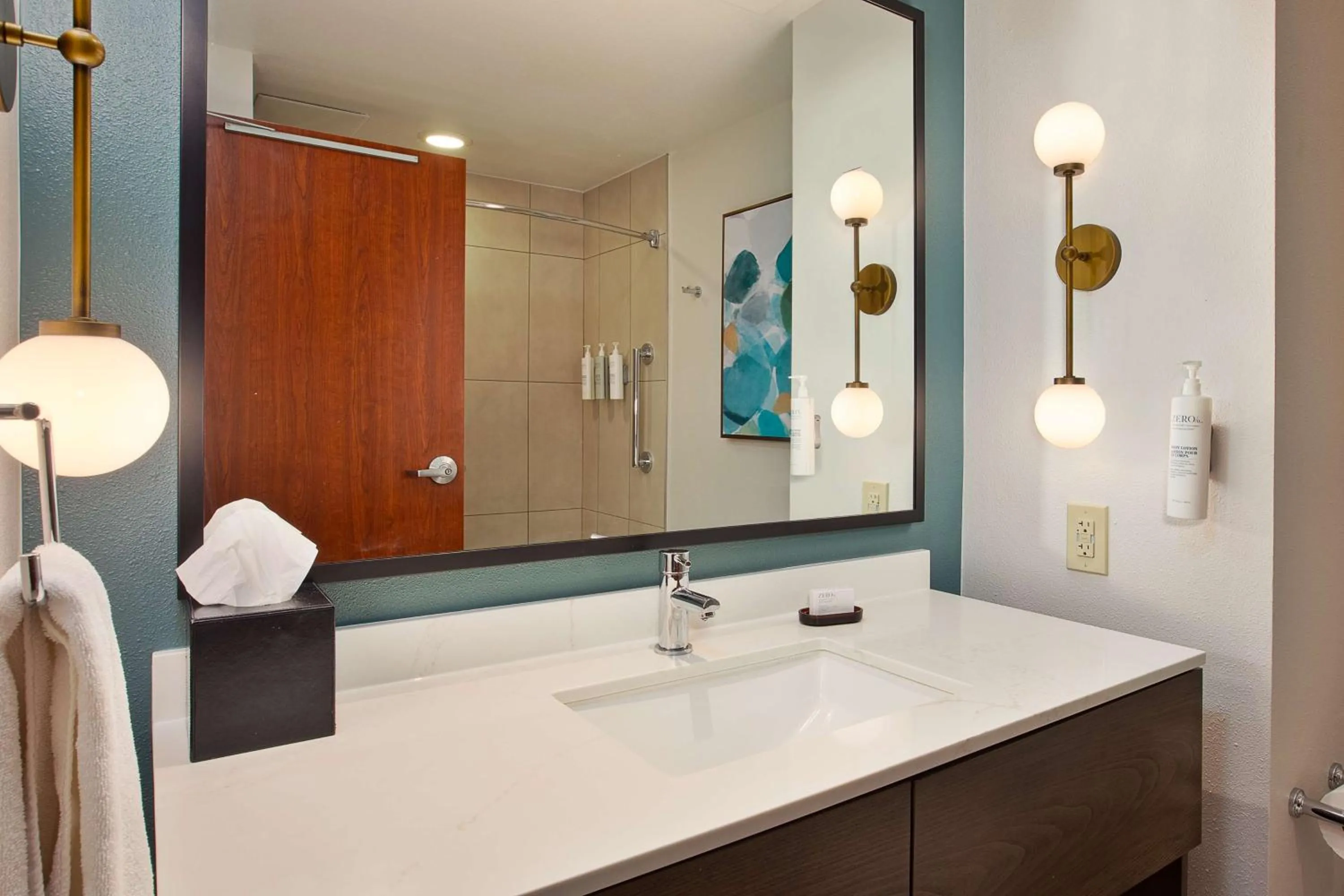 Bathroom in Embassy Suites San Marcos Hotel Conference Center