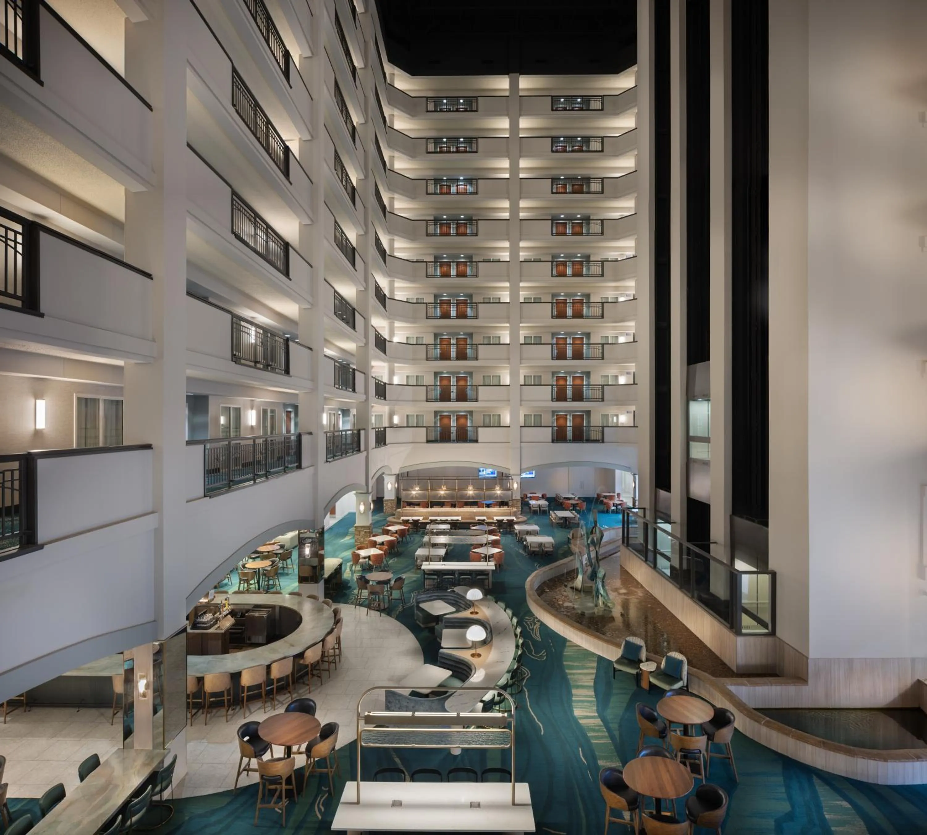 Lobby or reception in Embassy Suites San Marcos Hotel Conference Center