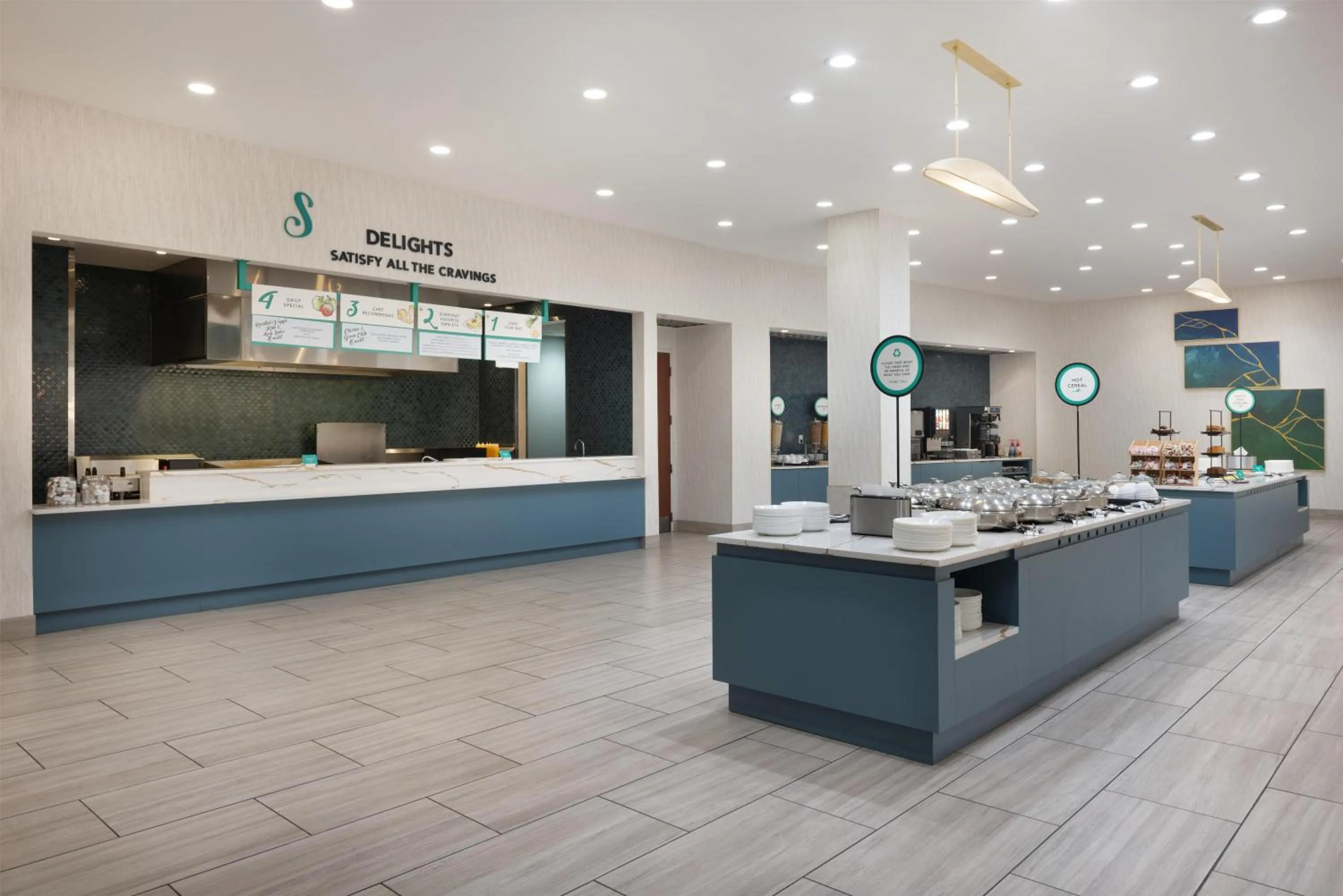 Breakfast in Embassy Suites San Marcos Hotel Conference Center