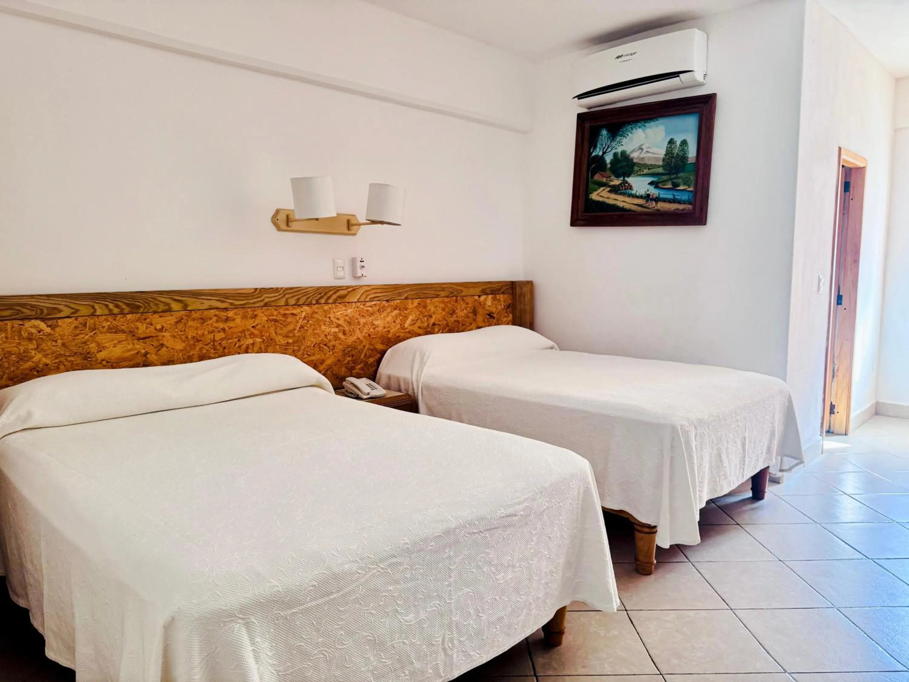 Bed in Tropicana Hotel Puerto Vallarta