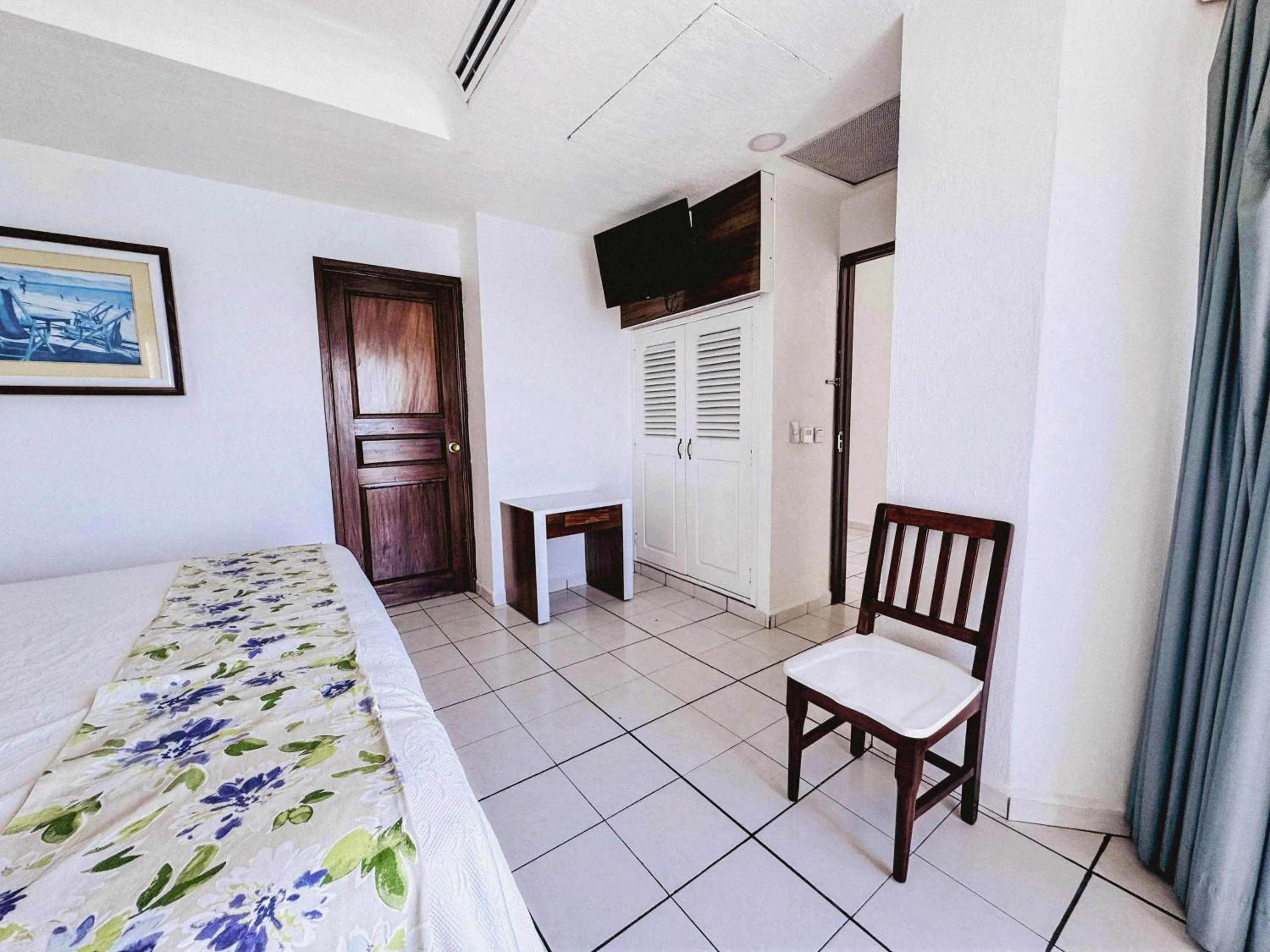 Decorative detail, Bed in Tropicana Hotel Puerto Vallarta