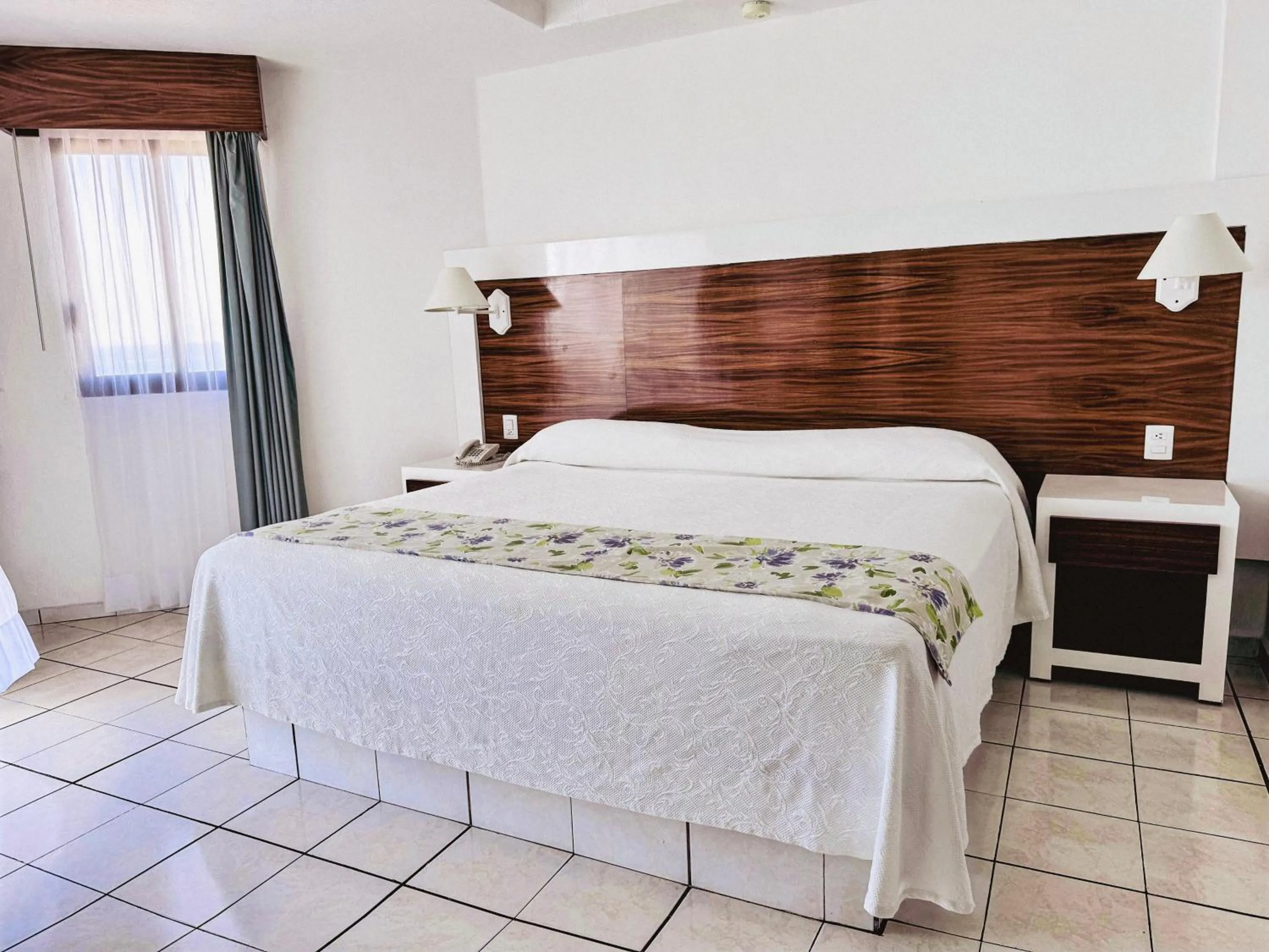 Bed in Tropicana Hotel Puerto Vallarta