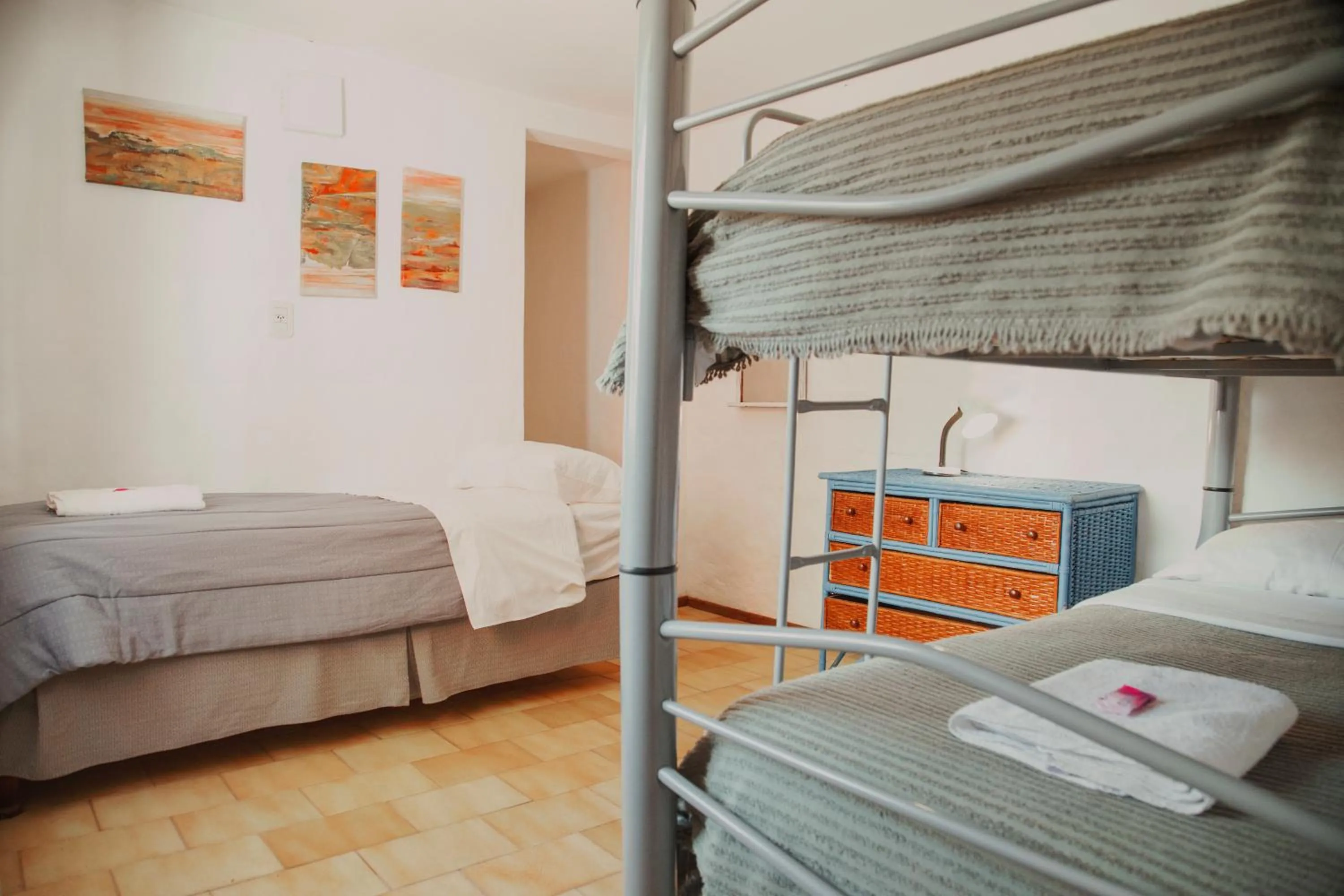 Bed in Hostal Schilling