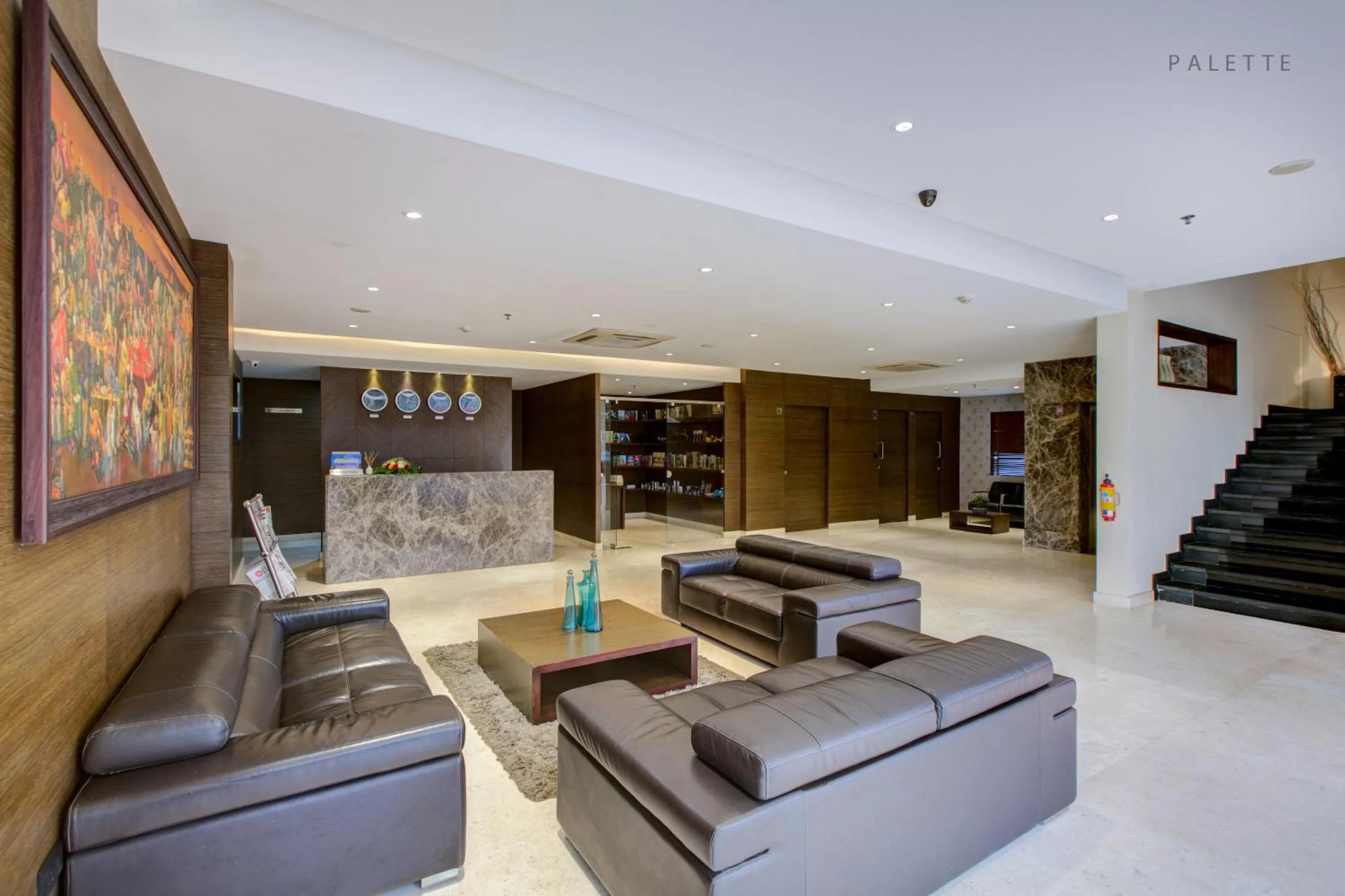 Lobby or reception in JK Residency Kelakam