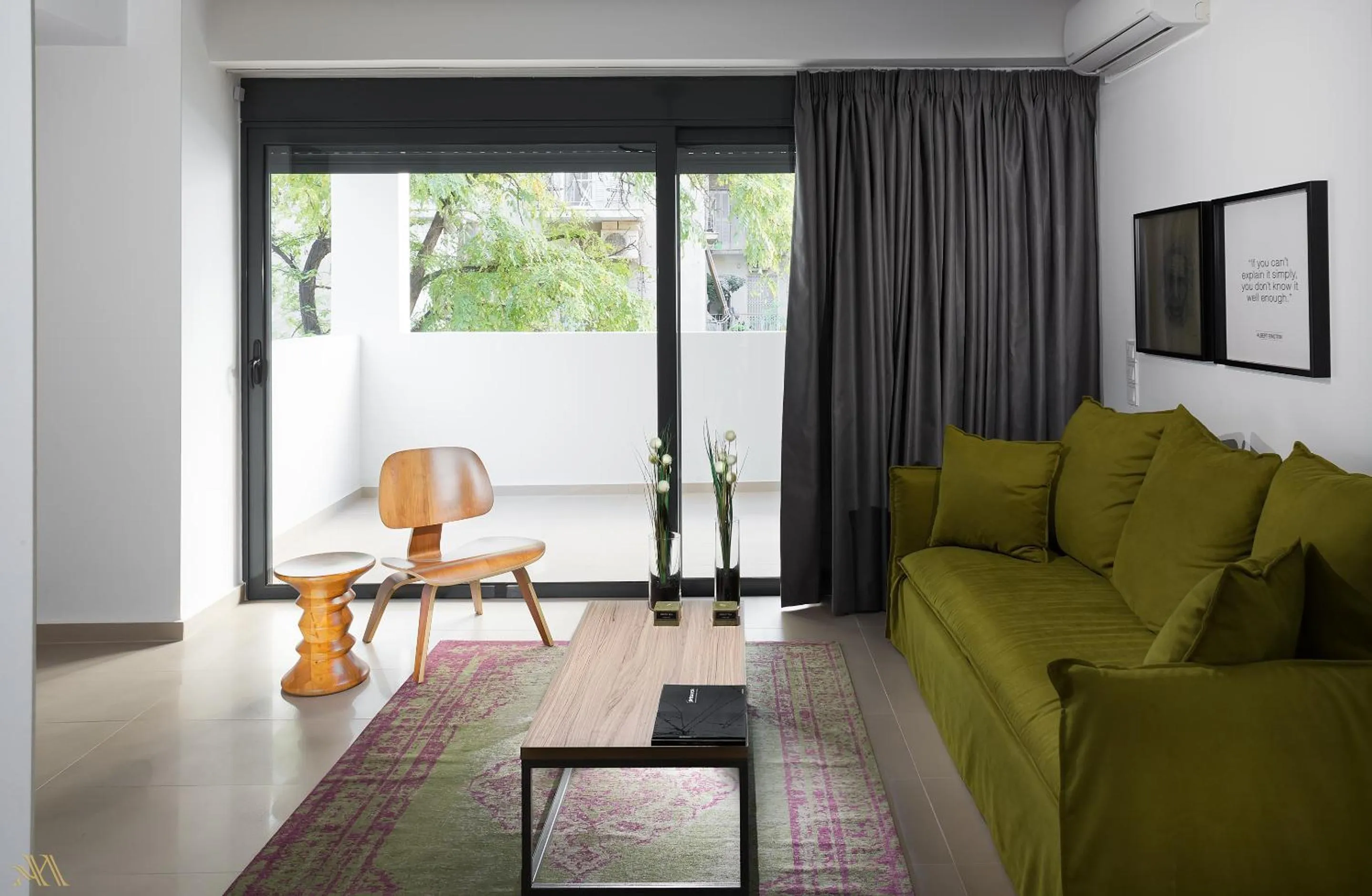 Seating area in Elysium Boutique Apartments