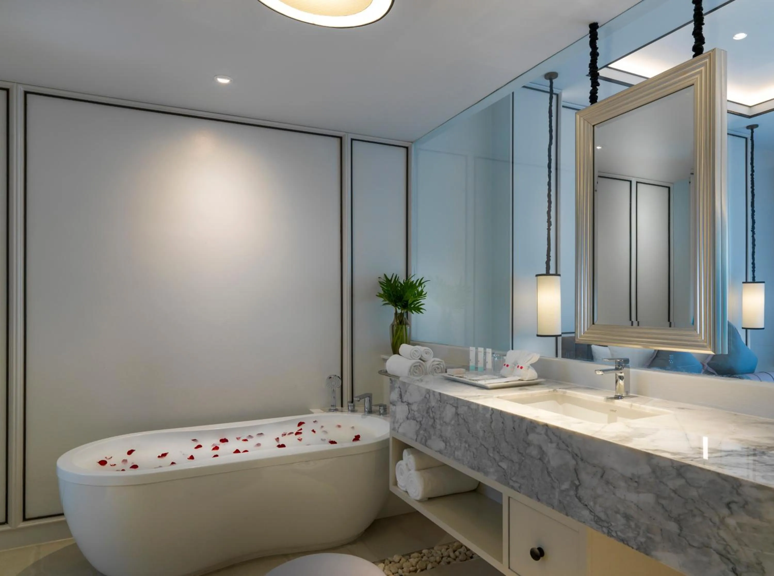 Bathroom in Chanalai Romantica Resort - Adults Only, Kata Beach