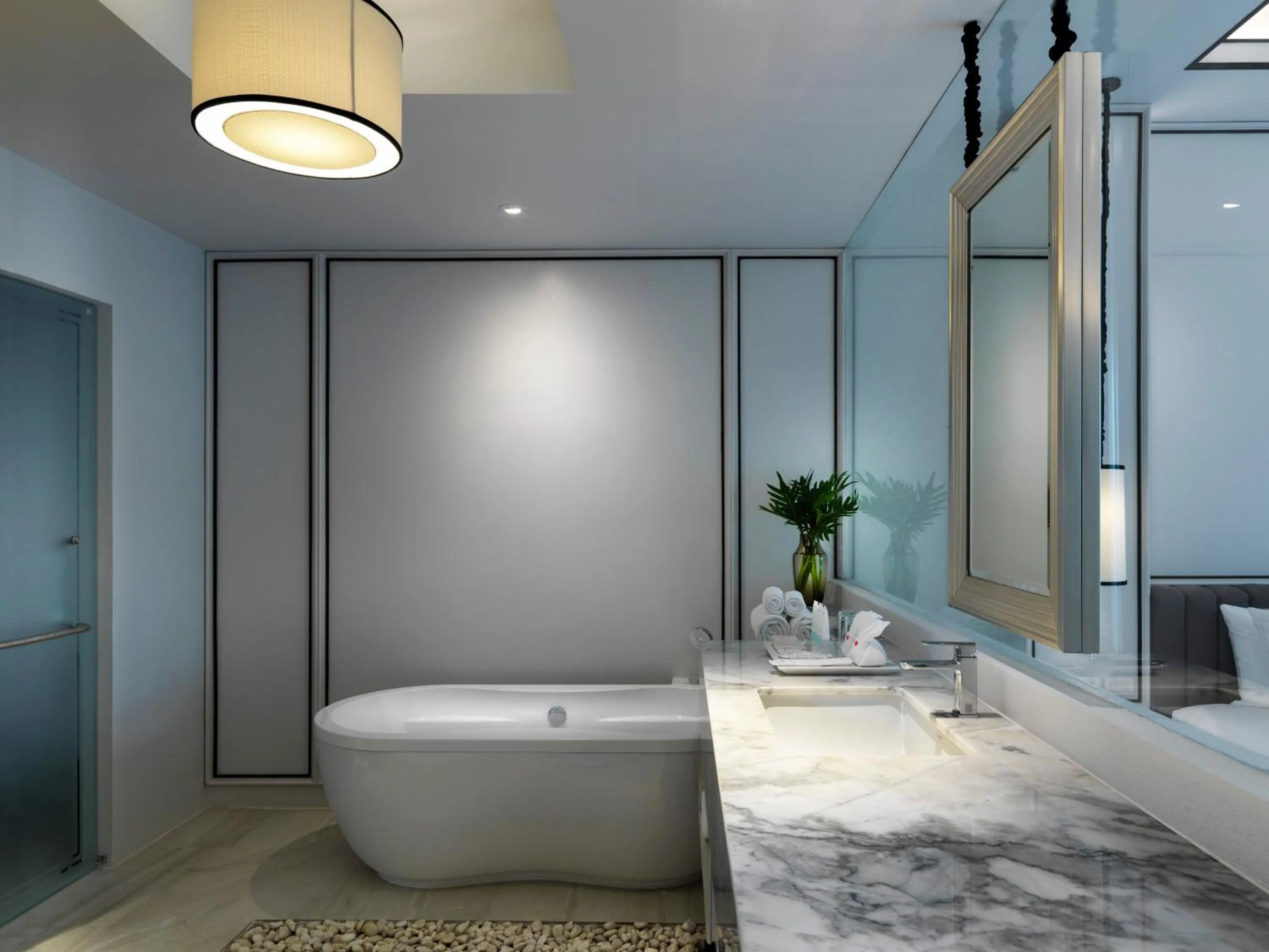 Bathroom in Chanalai Romantica Resort - Adults Only, Kata Beach