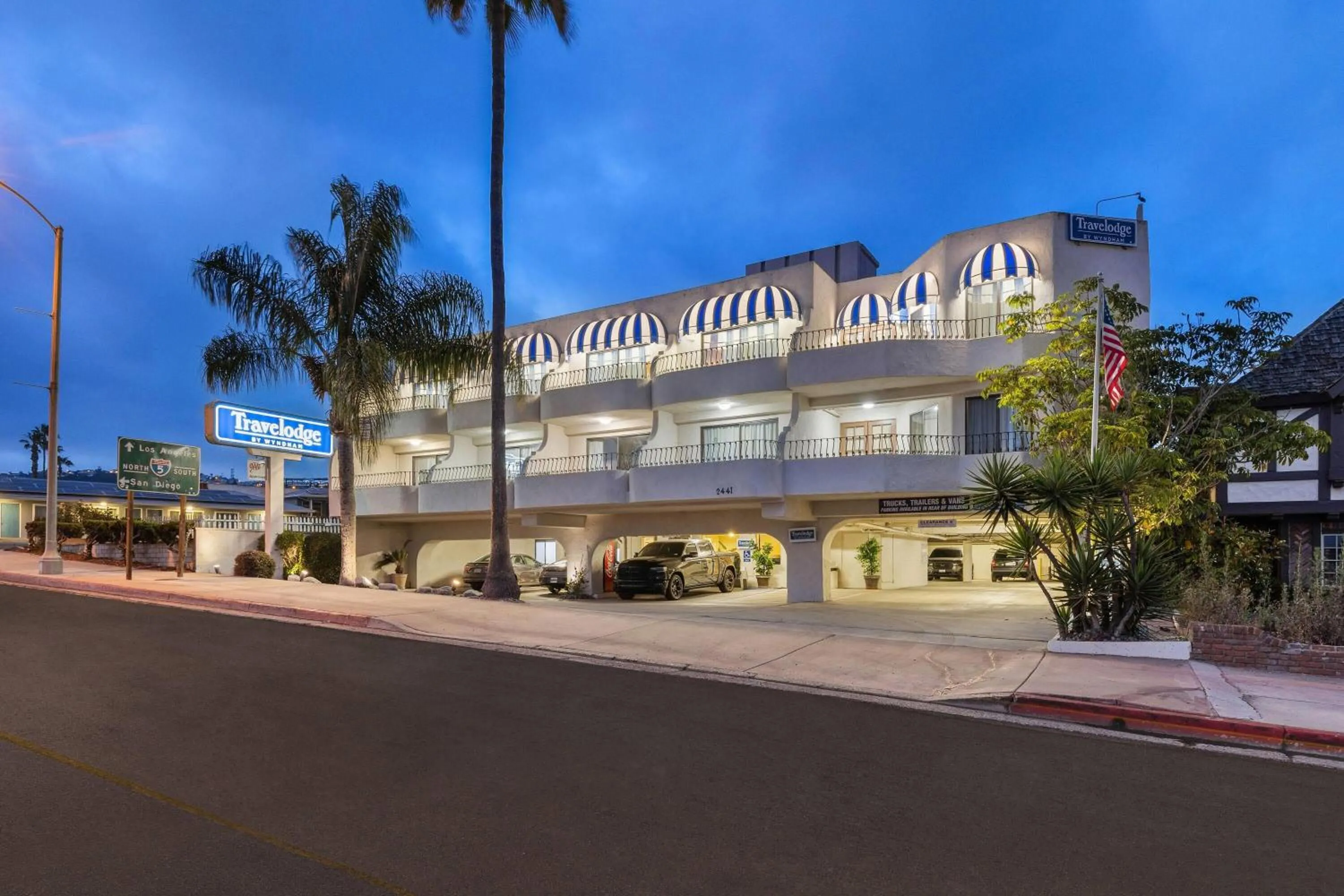Property building in Travelodge by Wyndham San Clemente Beach
