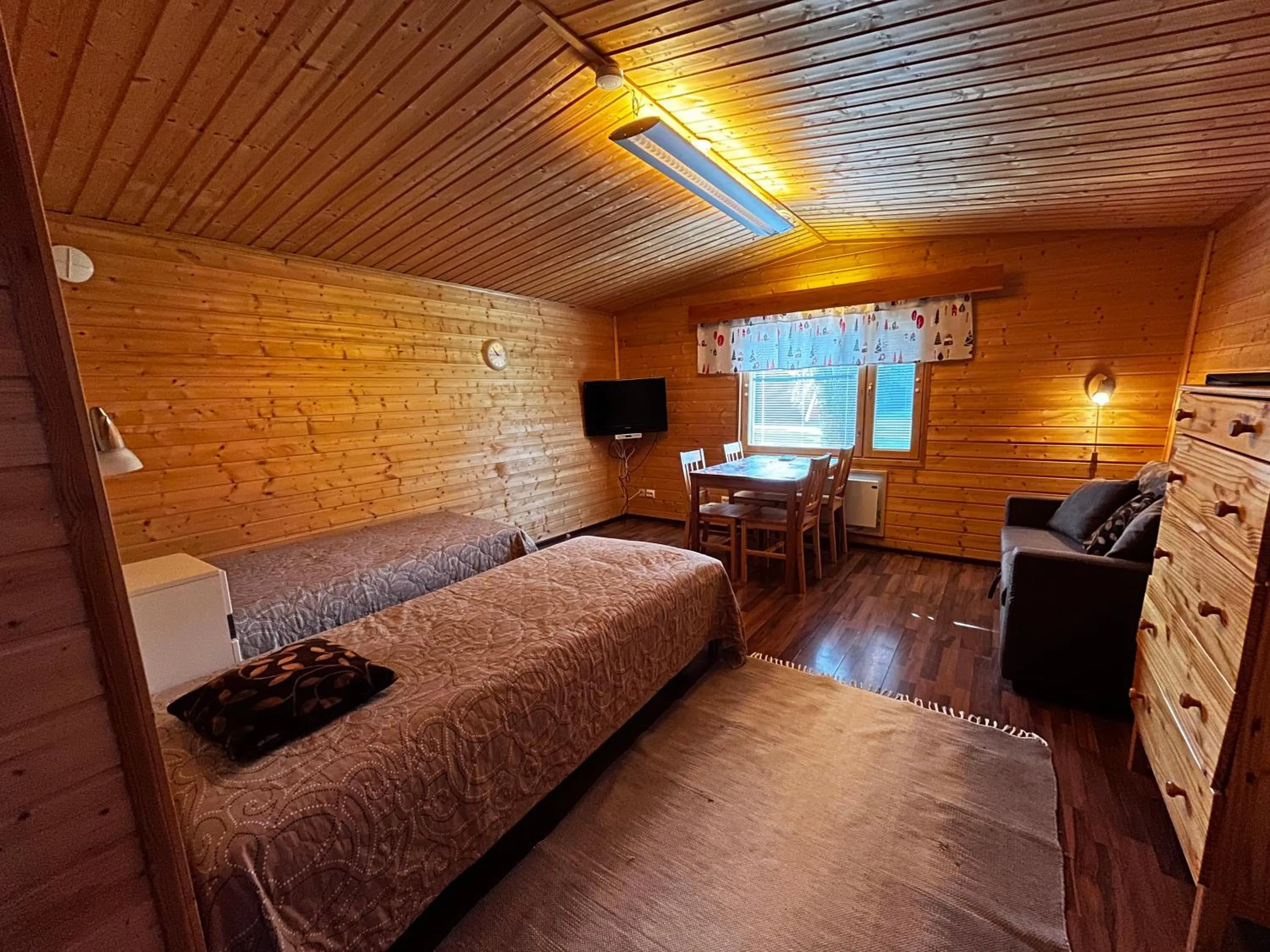 Bed in Motelli Rovaniemi