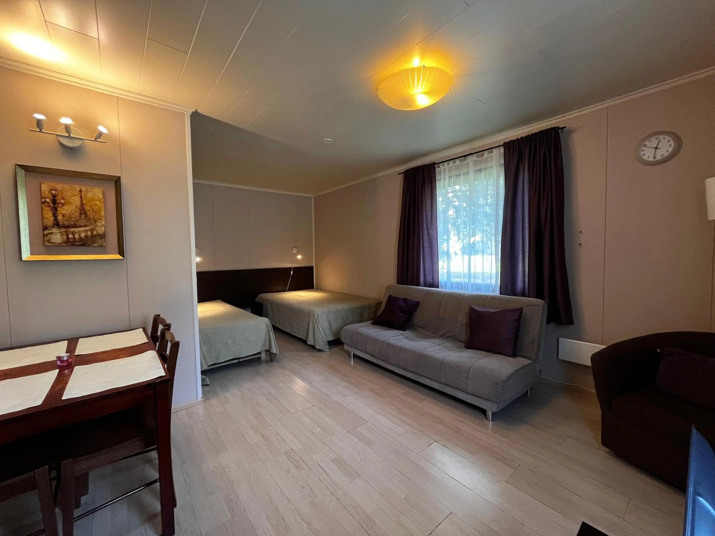 Bed in Motelli Rovaniemi