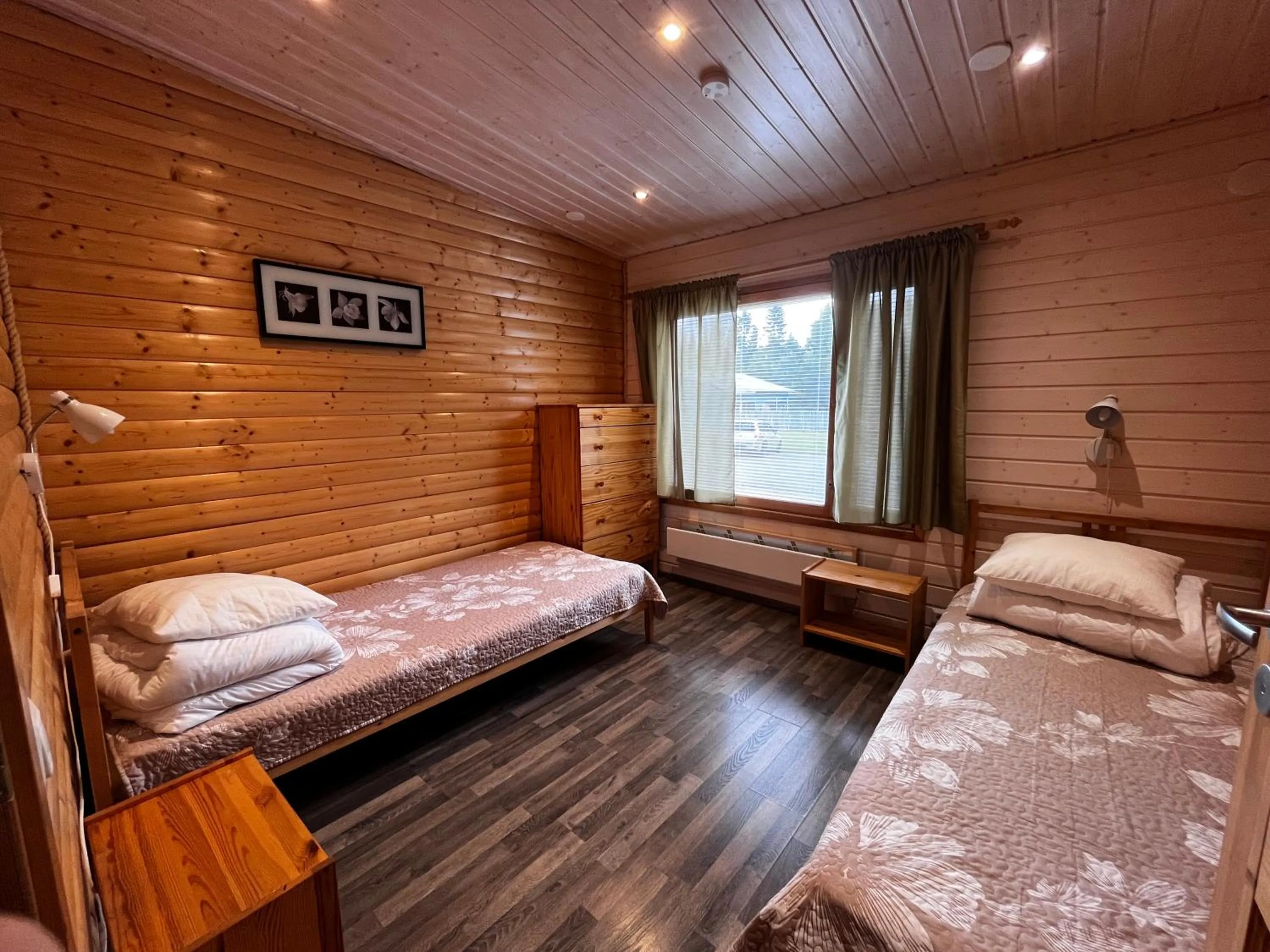 Bed in Motelli Rovaniemi