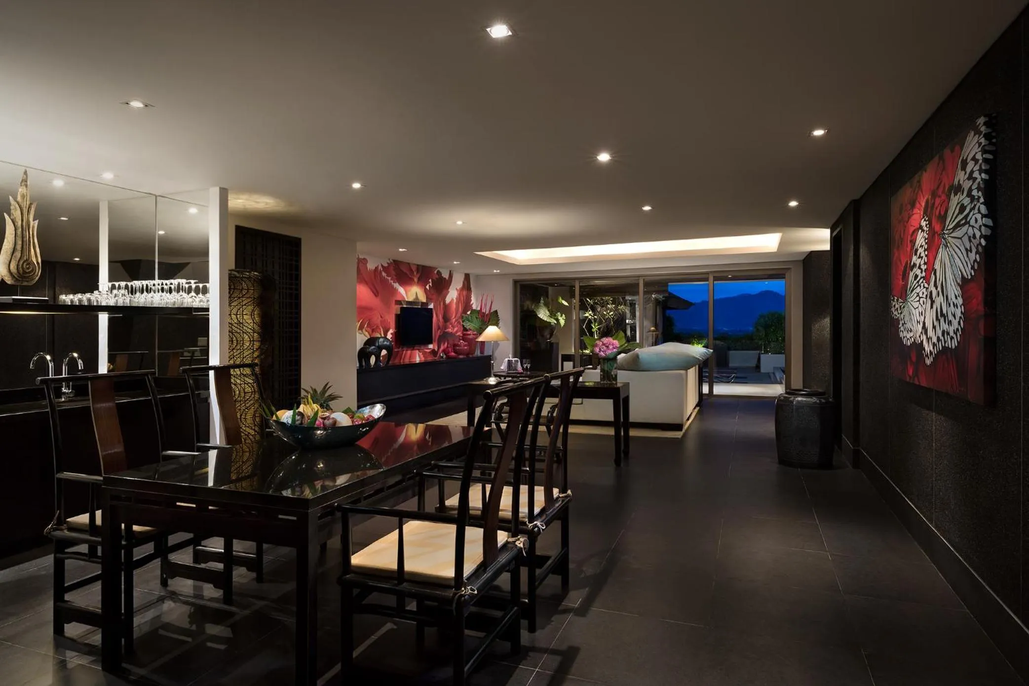 Living room in The Pavilions Phuket