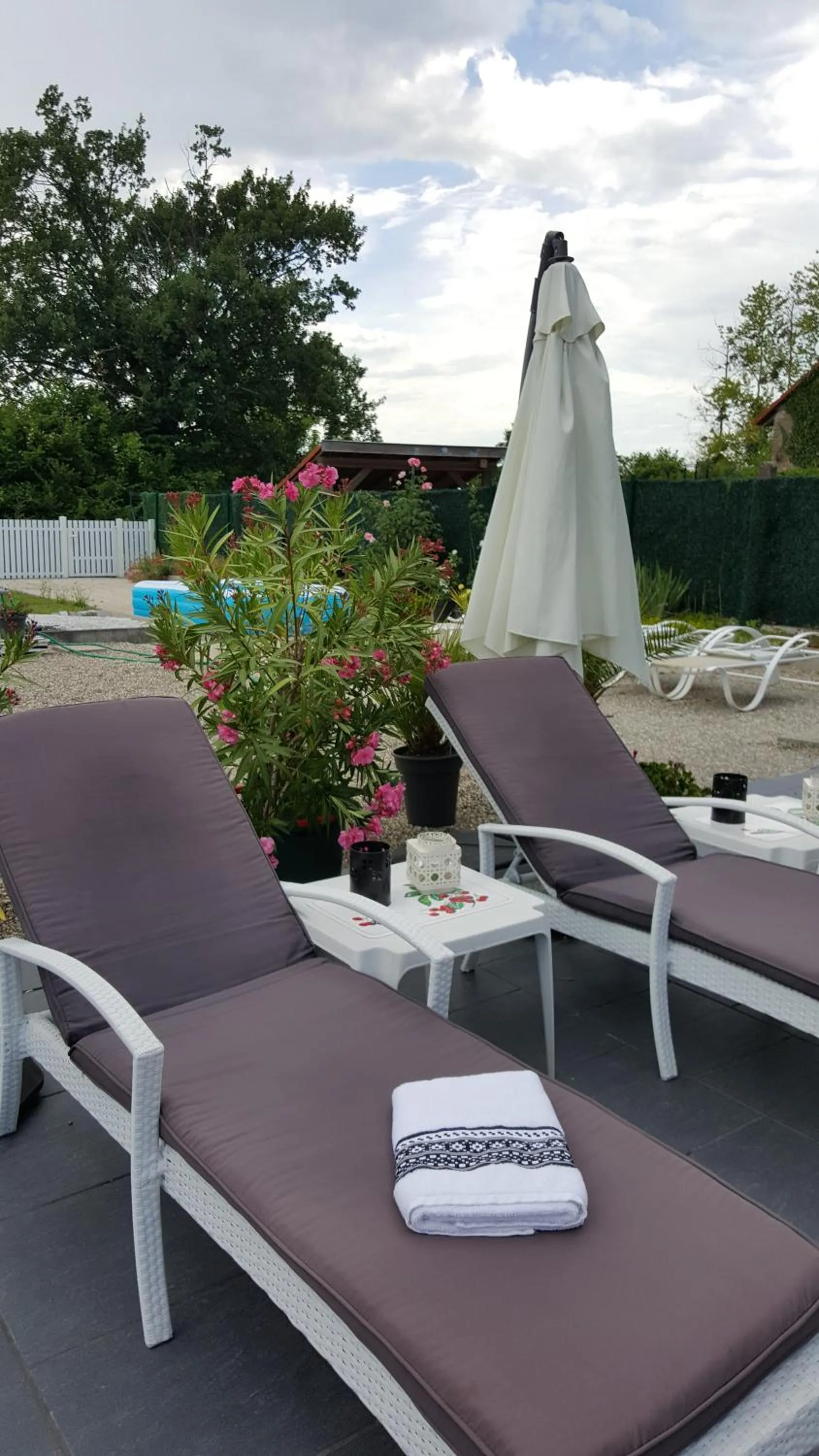 Garden in Au berceau du loup agile